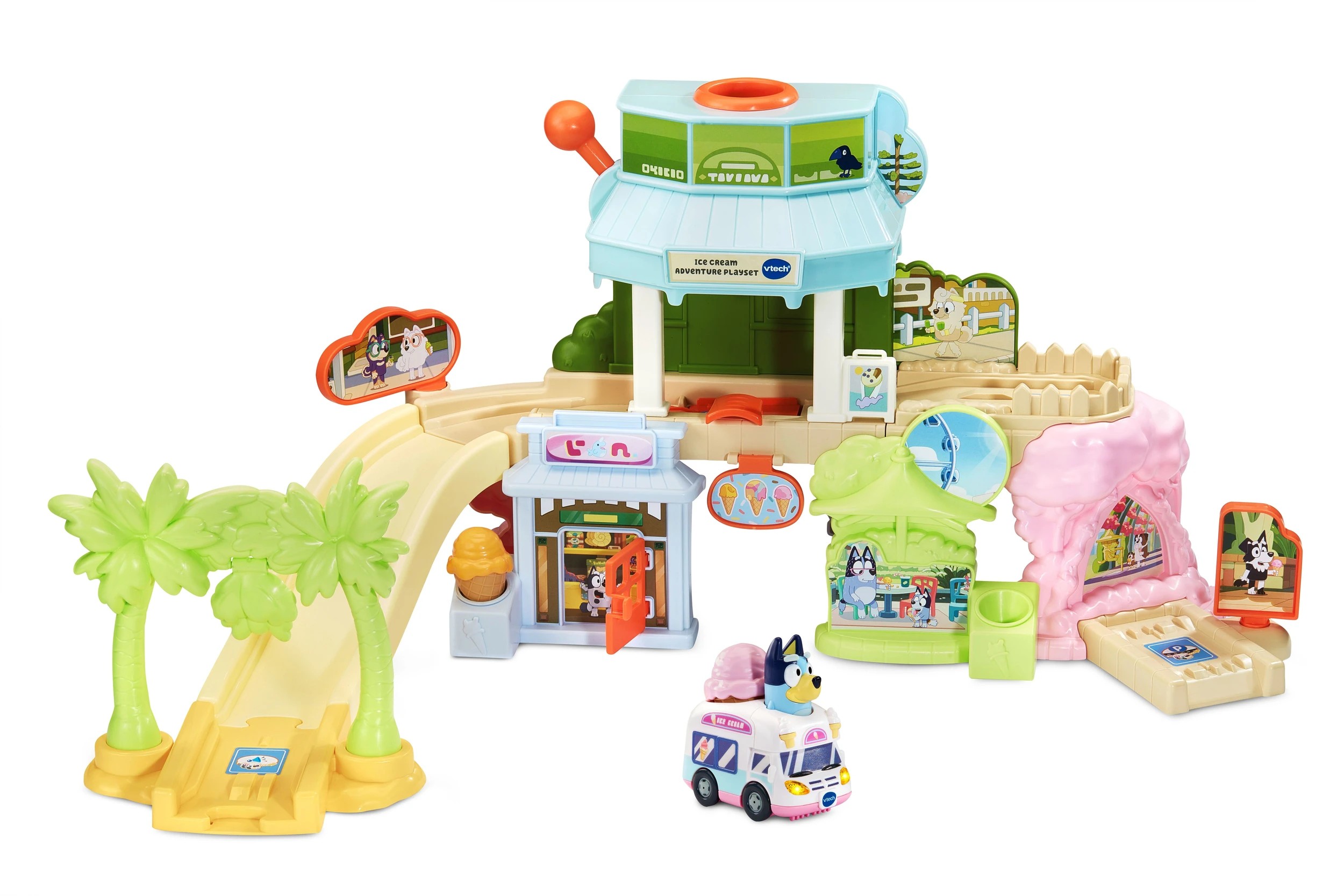 2 VTech Bluey Toot-Toot Drivers Ice Cream Adventure Play Set, 2 of 6