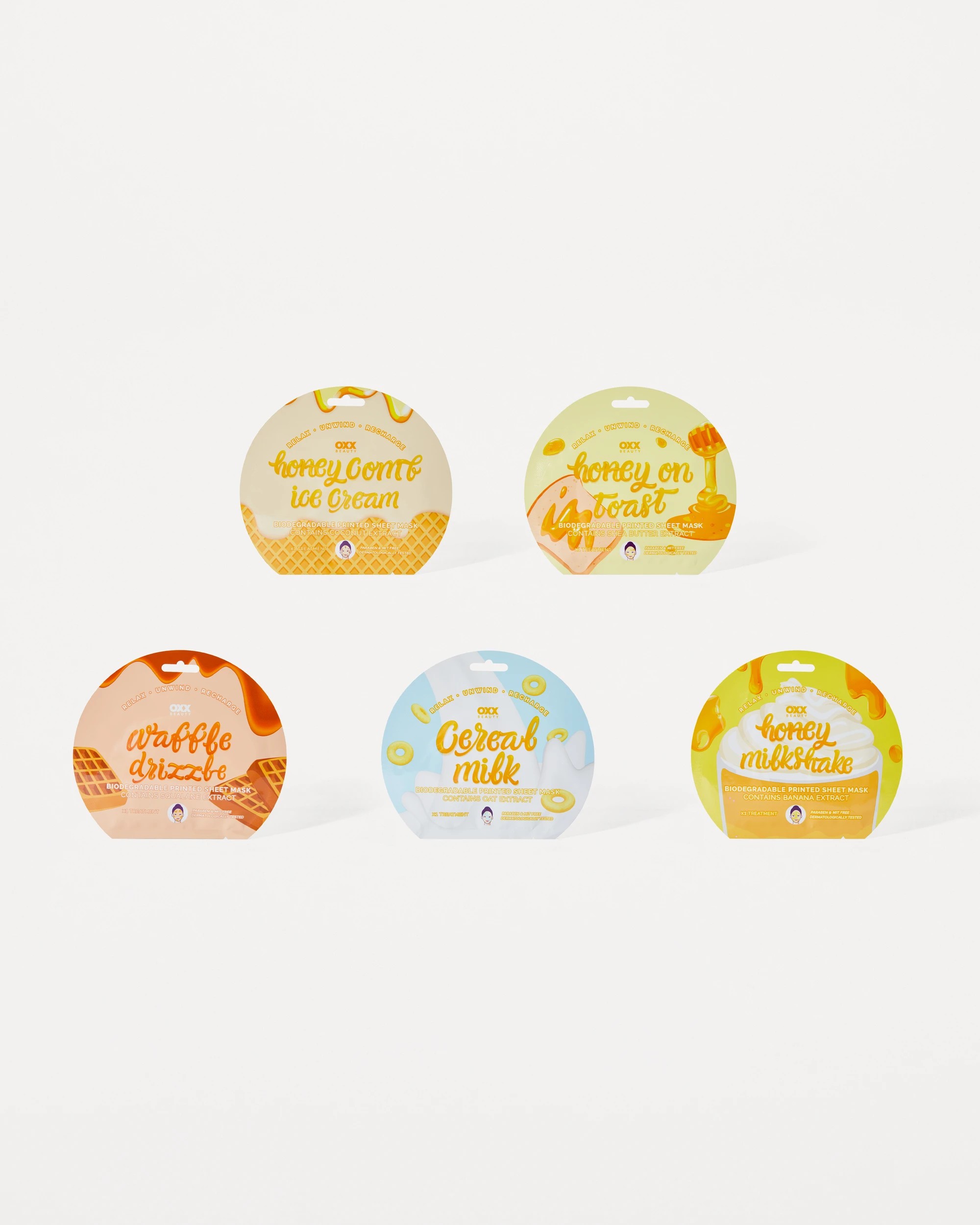 2 OXX Beauty 5 Piece Sweet Treats Face Sheet Masks, 2 of 4