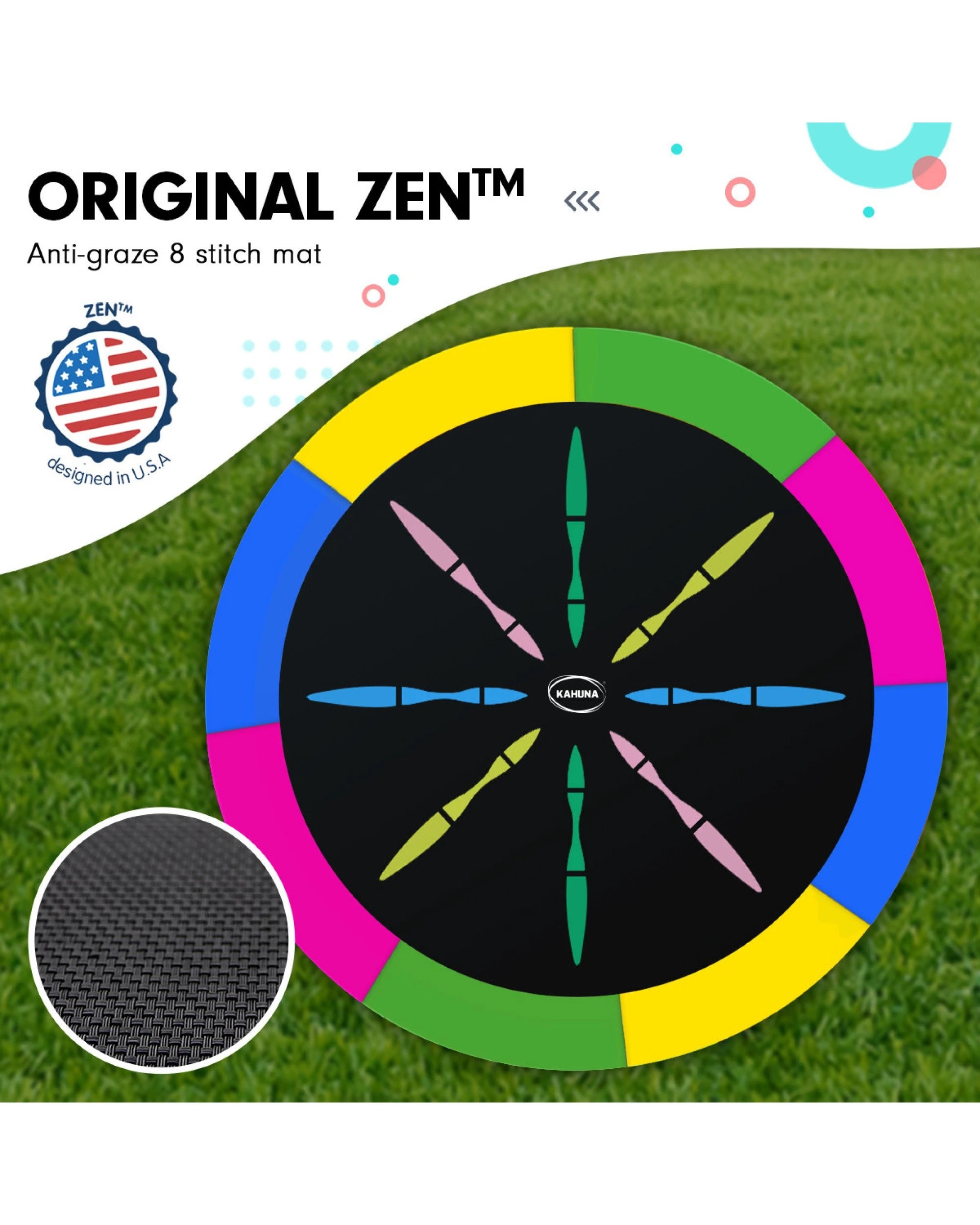 6 Kahuna Trampoline 10 ft with Basketball Set - Pattern, 6 of 7