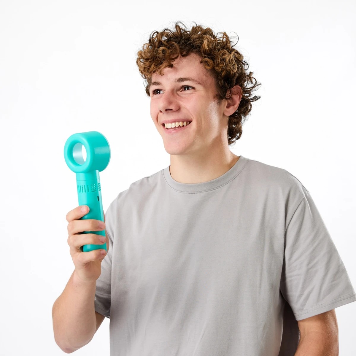 2 Bladeless Portable Handheld Fan - Green, 2 of 10