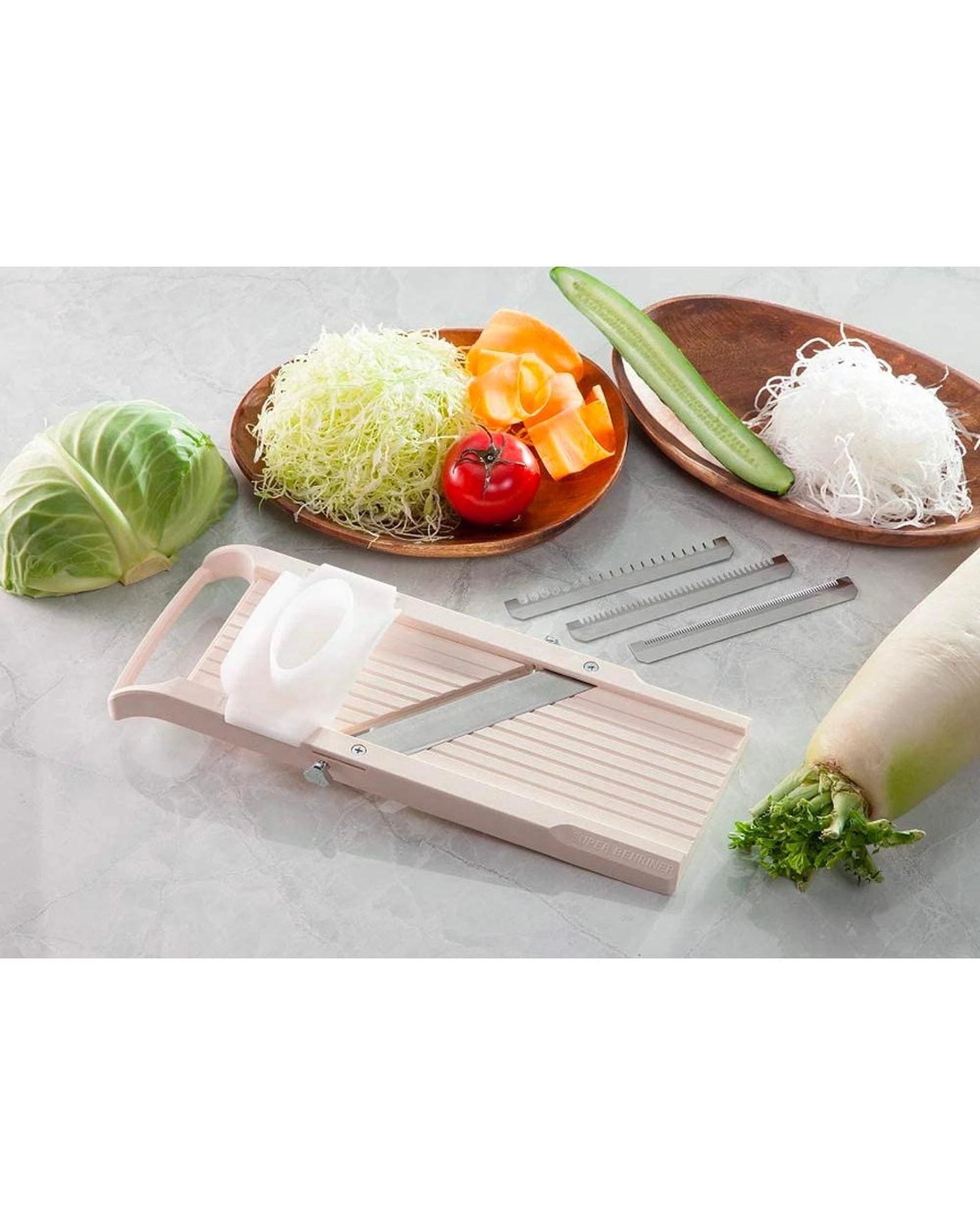 9 Benriner No3 Japanese Mandoline Slicer Sharp Adjustable 95mm Vegetable Garnish, 9 of 9