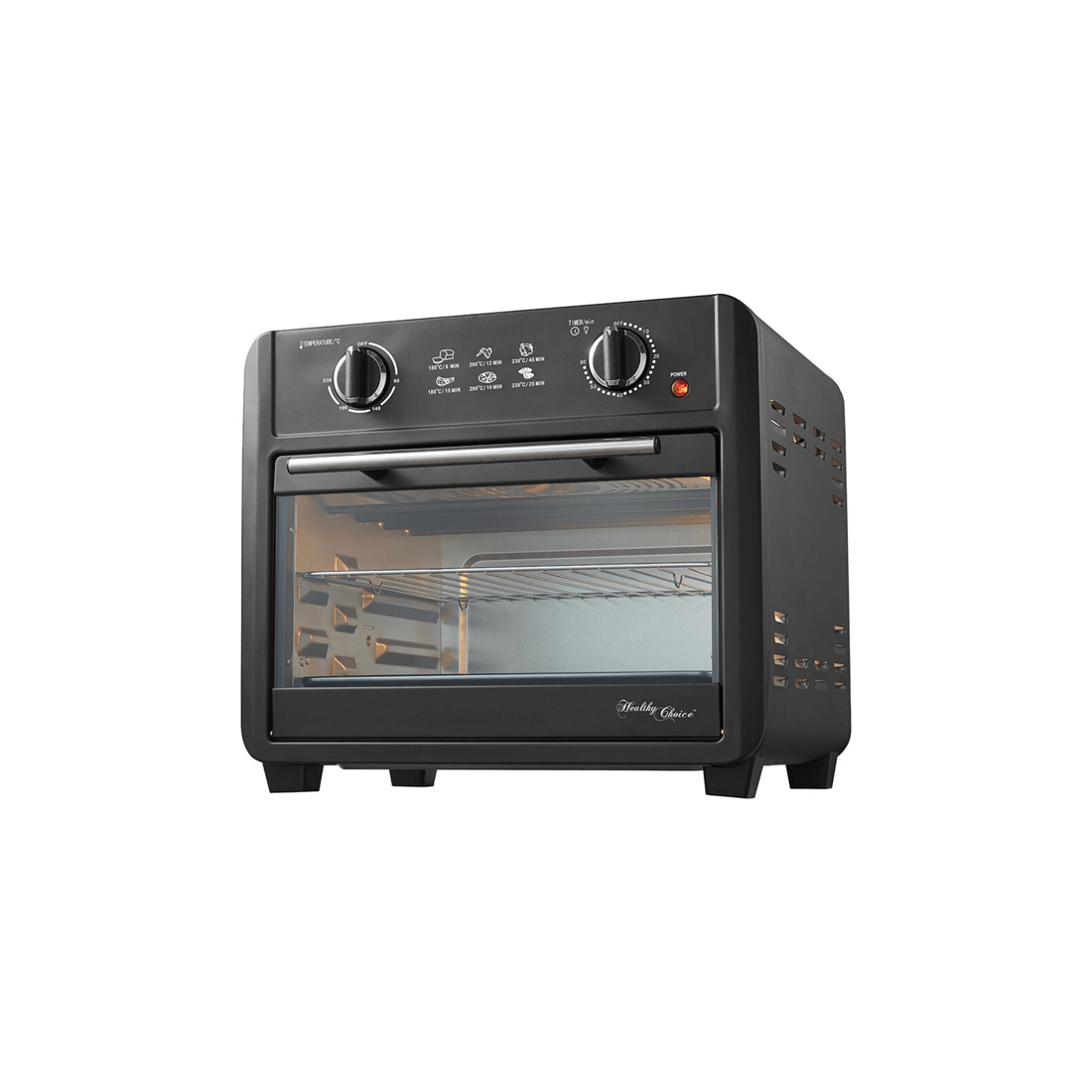 3 Healthy Choice Electric Convection Airfryer 23l 1700w Air Fryer Oven/bake - Black, 3 of 7