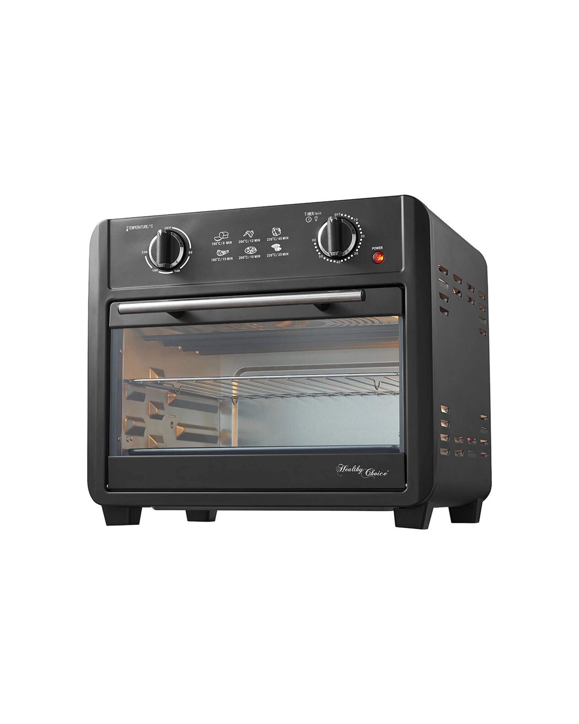 3 Healthy Choice Electric Convection Airfryer 23l 1700w Air Fryer Oven/bake - Black, 3 of 7