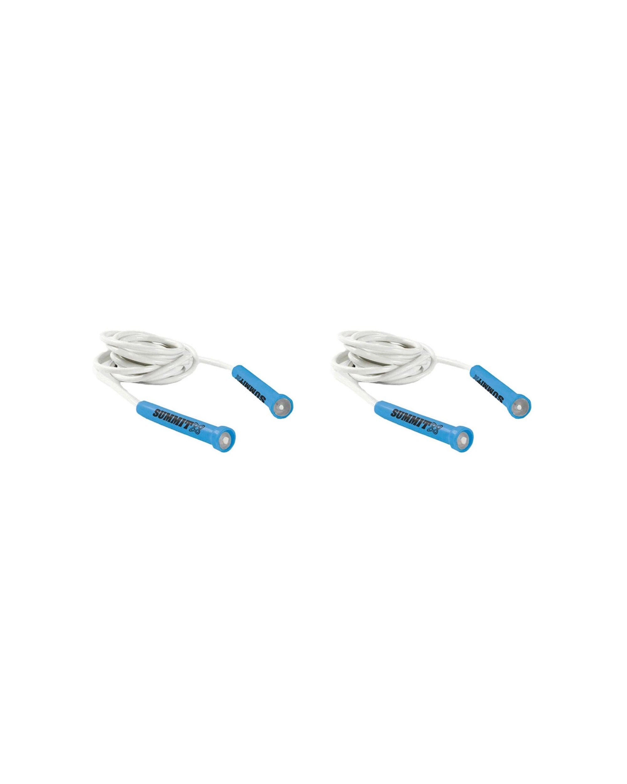 1 Summit Global Fitness Skipping Jumping Rope 2 Pack Adjustable 3m Cardio Training - Blue, 1 of 2