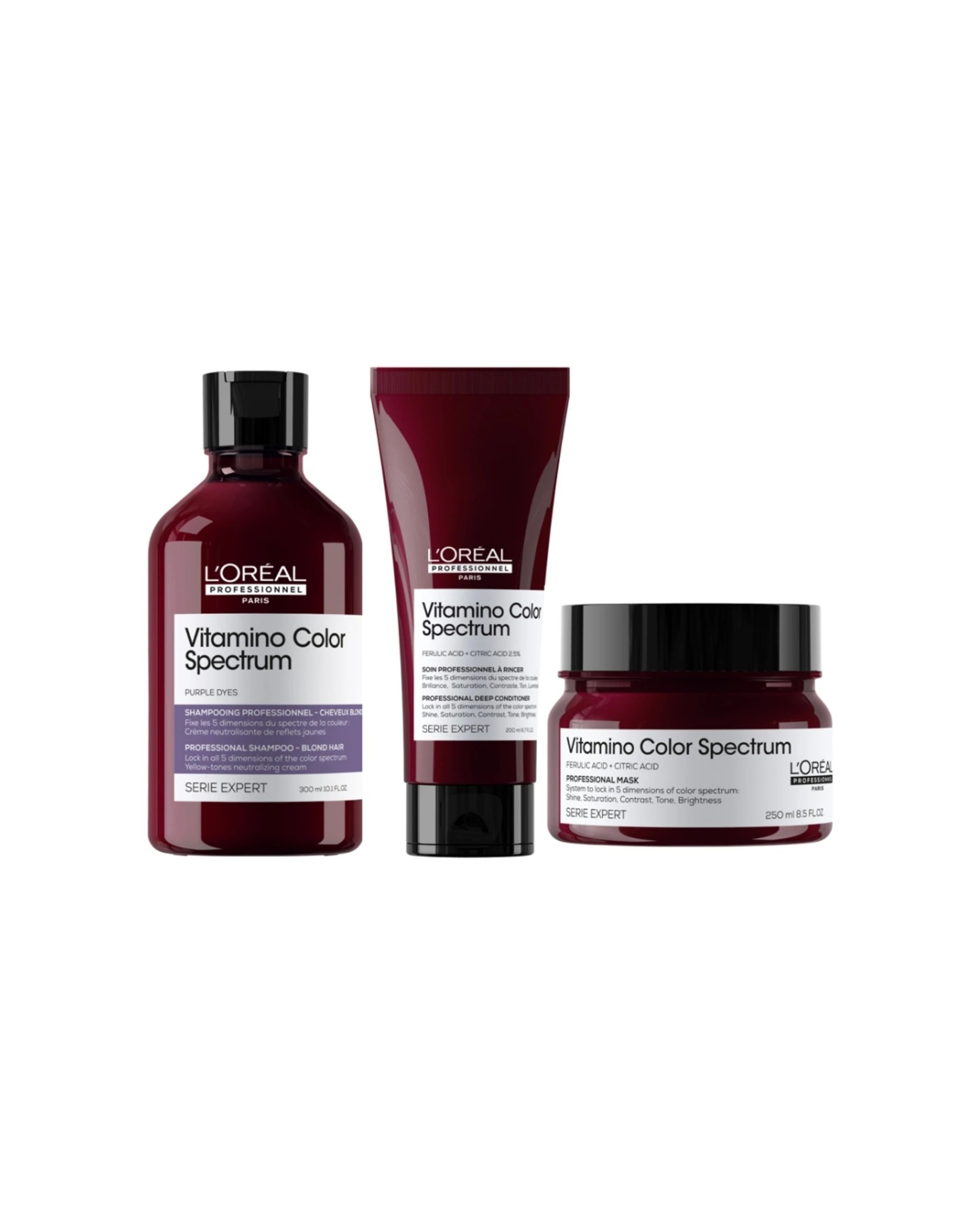 1 L'Oréal Professionnel 3pc Colour Spectrum Set Shampoo Conditioner & Mask - Multi, 1 of 4