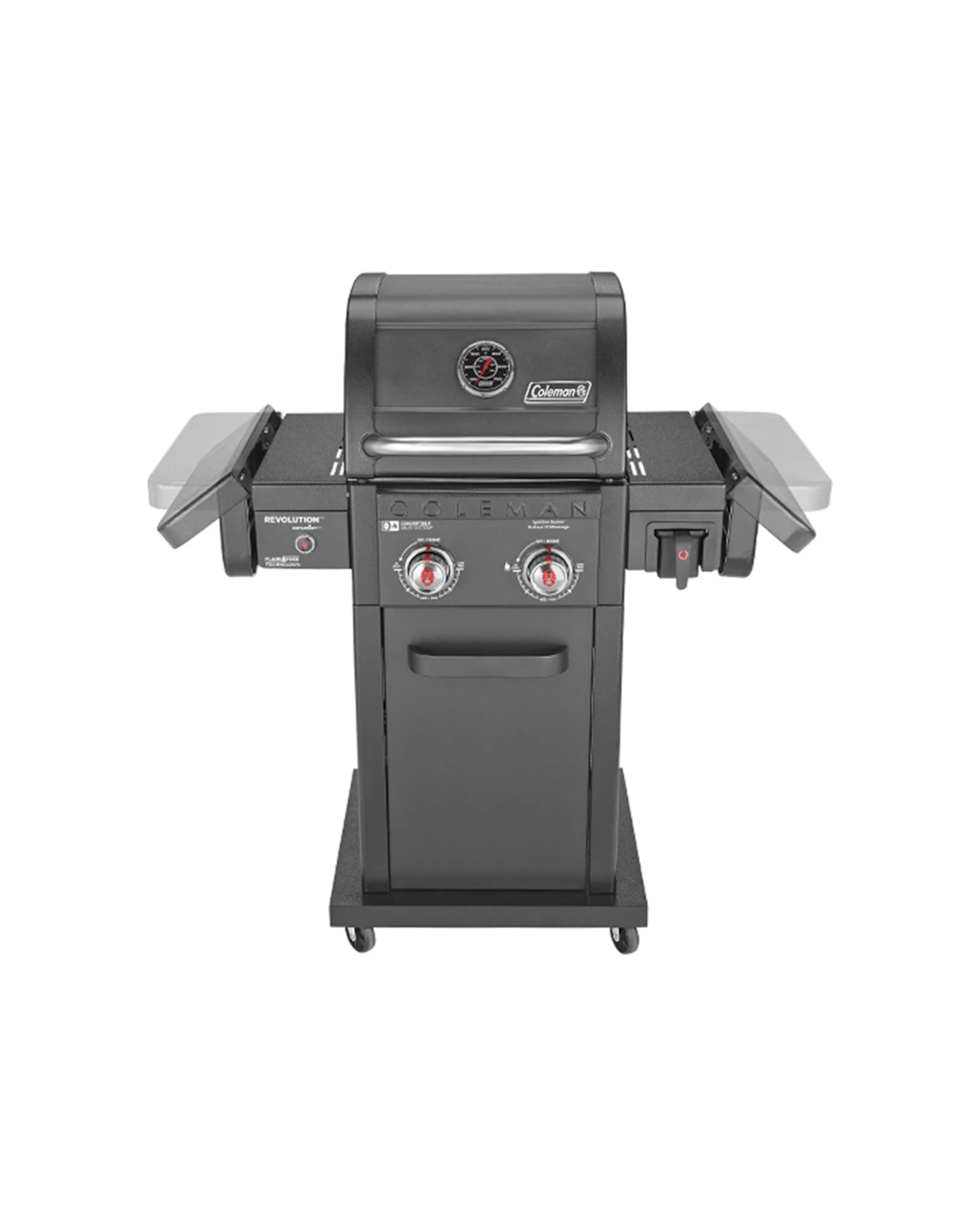 6 Coleman Revolution 2 Burner BBQ With Folding Shelves Instastart Ignition - Black, 6 of 9