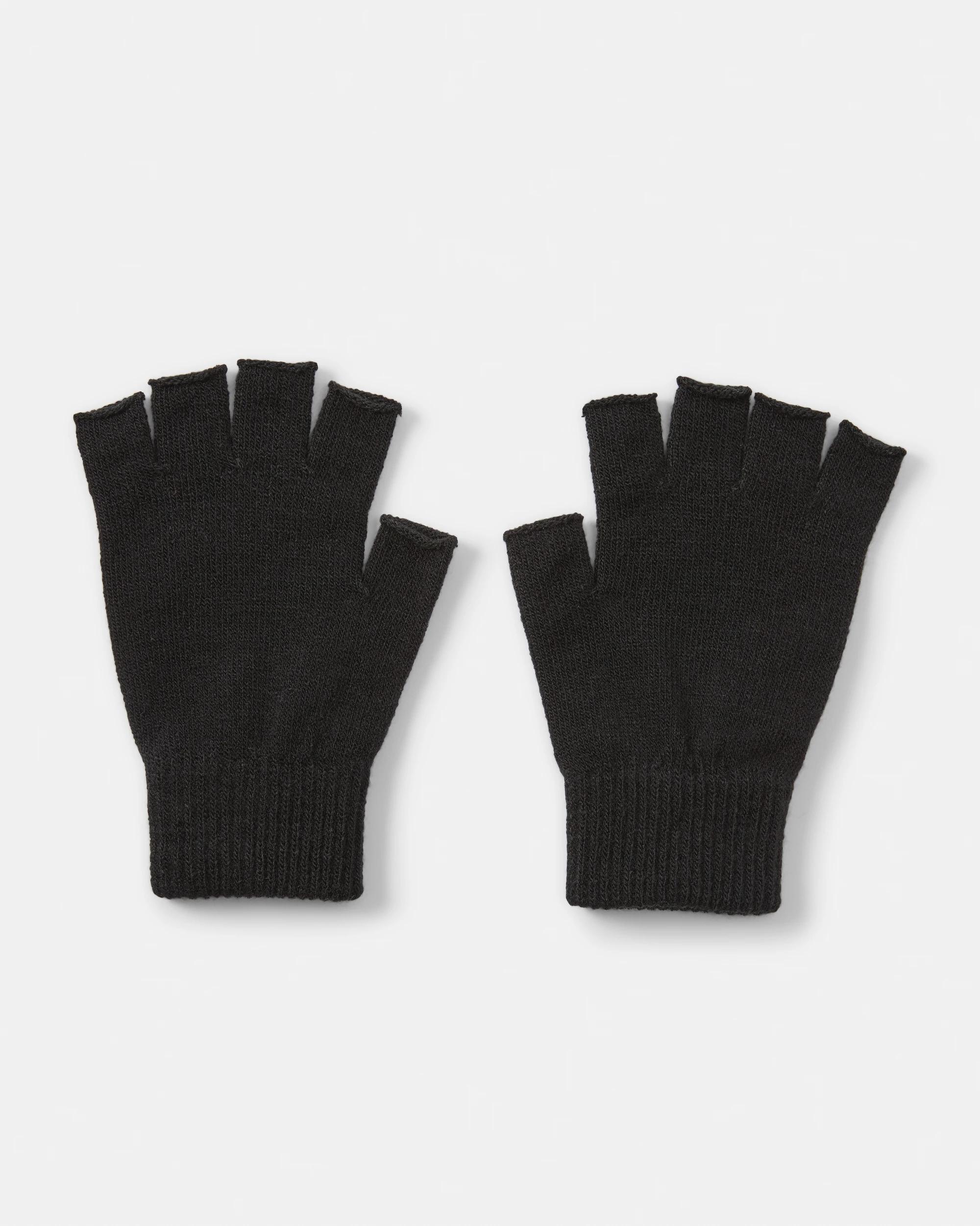 1 Fingerless Gloves Black, 1 of 3