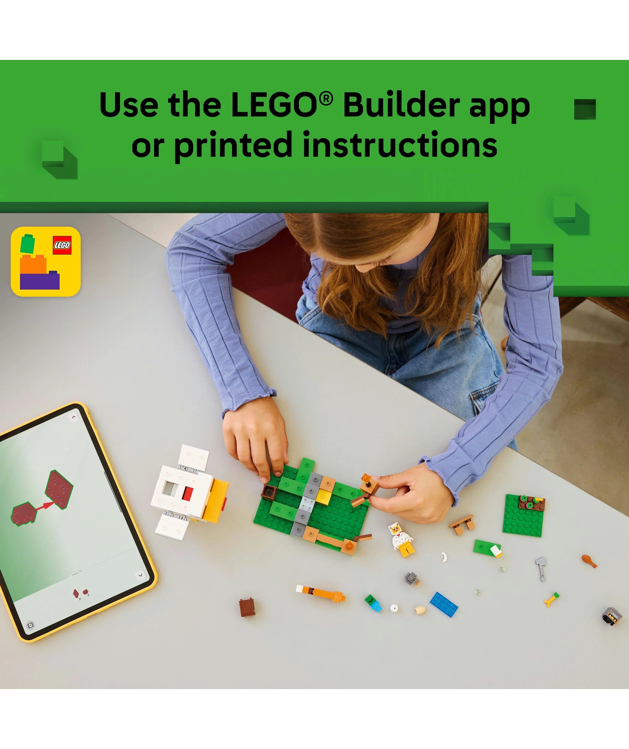 7 LEGO Minecraft Chicken Farm 21585, 7 of 10