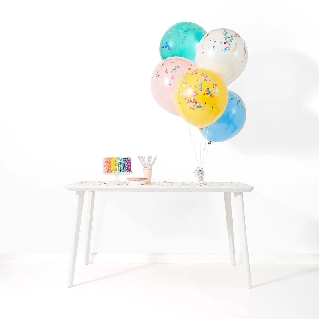 1 5 Pack Confetti Balloons, 1 of 7