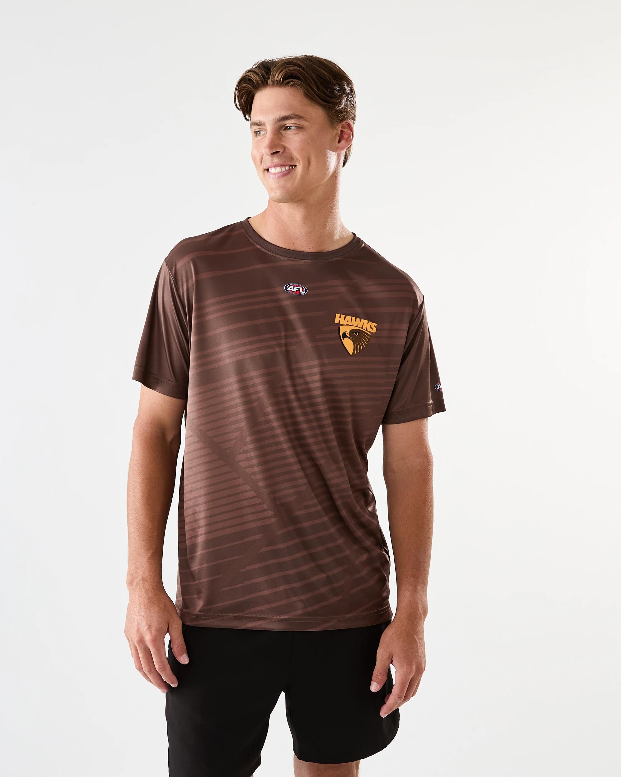 2 Official AFL Adult Training T-shirt Hawthorn, 2 of 8