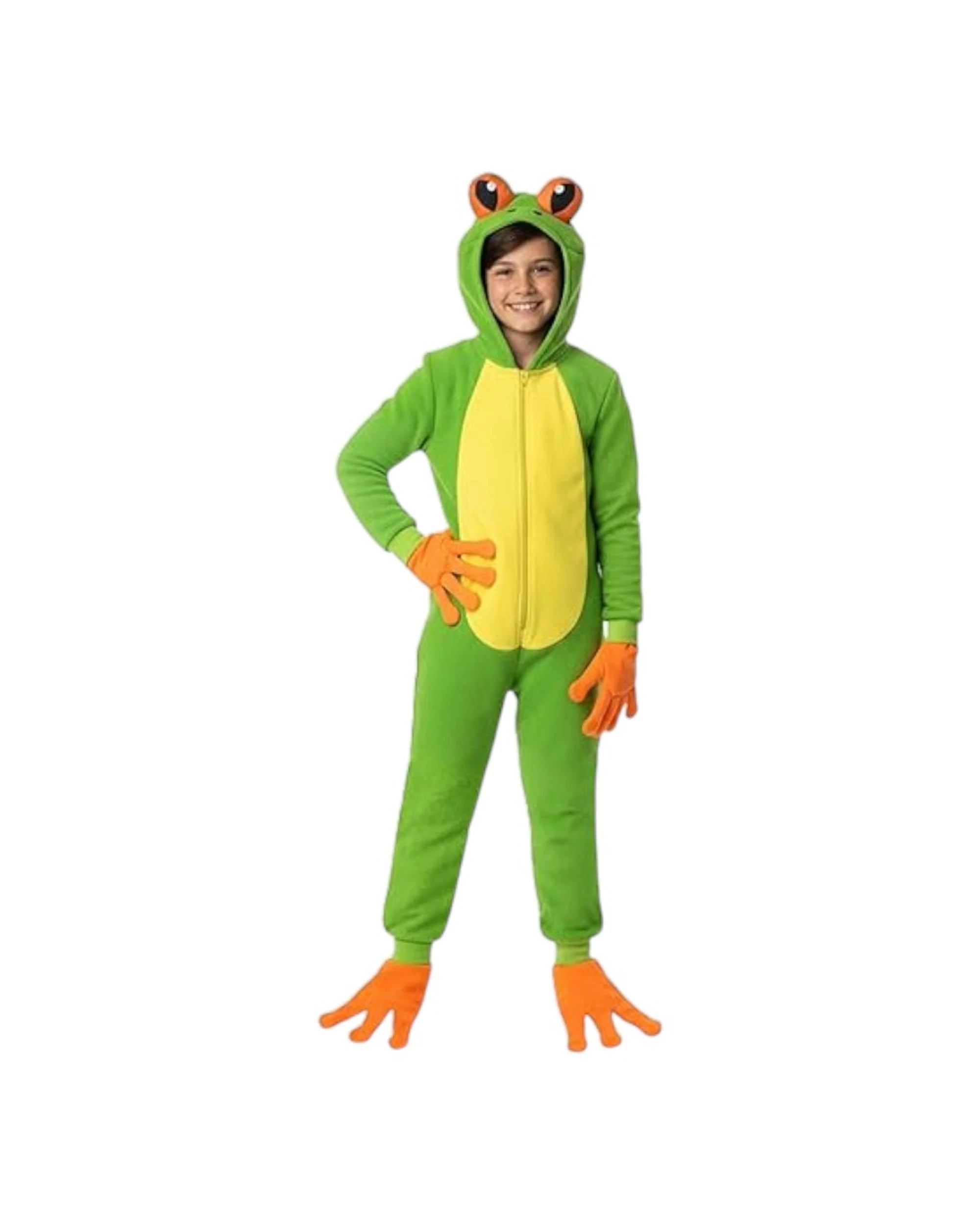 1 Tree Frog Onesie Child Costume Size 7-9 Years, 1 of 2