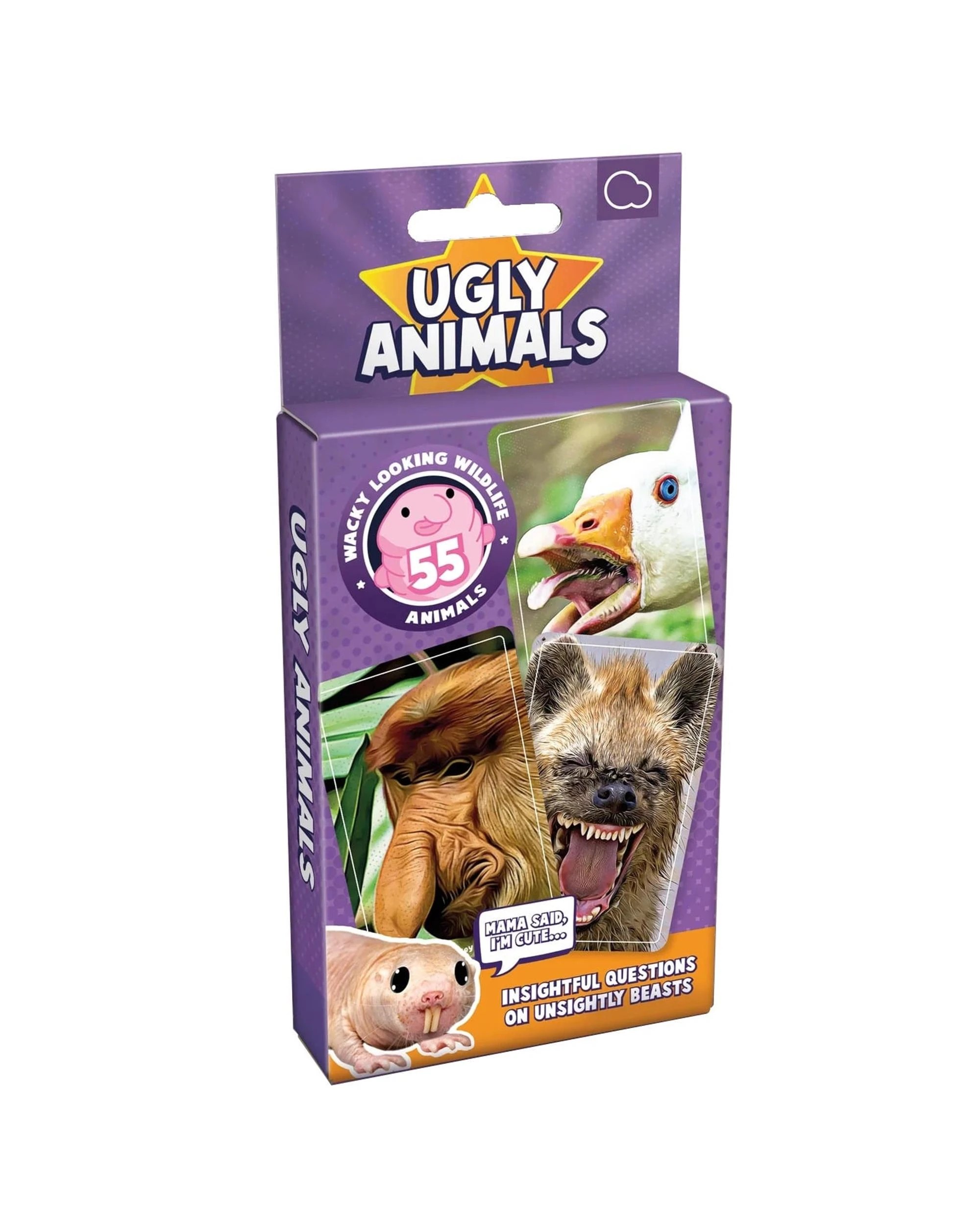 1 Bubblegum Stuff Ugly Animals Card Game, 1 of 5