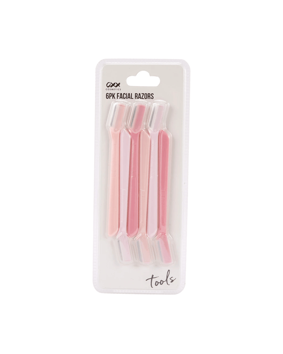 OXX Cosmetics 6 Pack Facial Razors