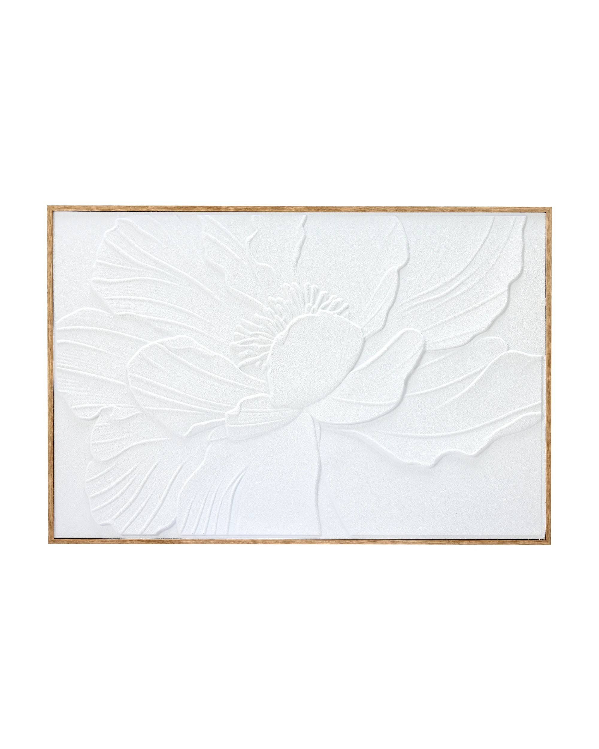 1 Textured Flower Framed Canvas - 60cm x 90cm, 1 of 5