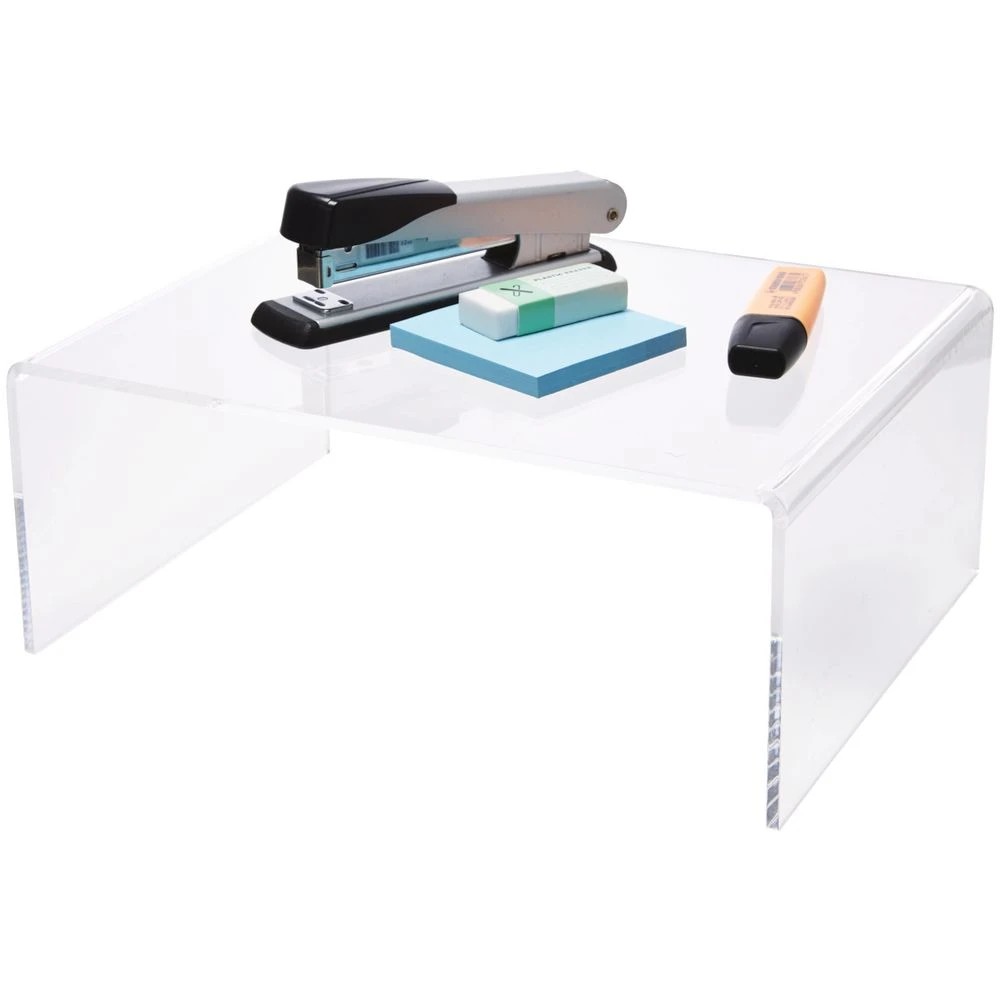 2 Otto Large Desk Riser Acrylic Clear, 2 of 6