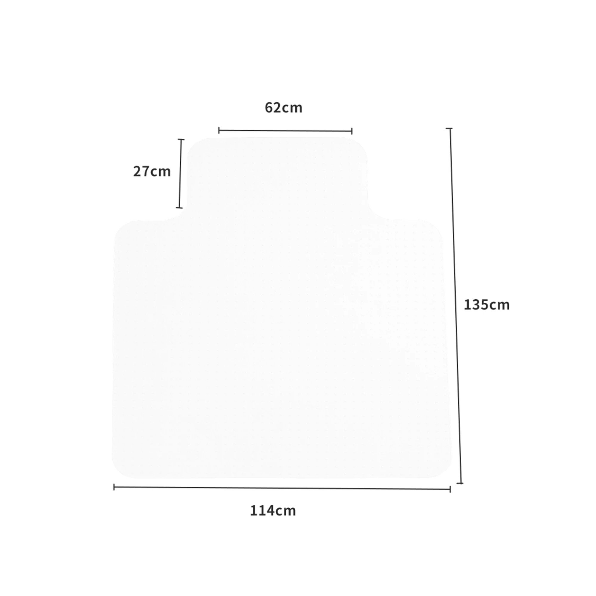 3 Marlow Chair Mat Vinyl PVC - Clear, 3 of 6