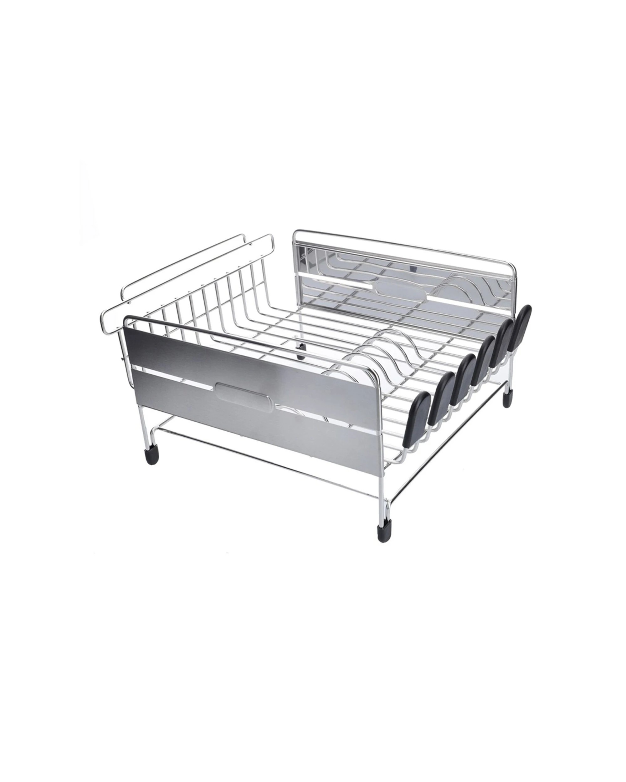 4 Mastercraft Stainless Steel Deluxe Dish Drainer Large Capacity - Multi, 4 of 8