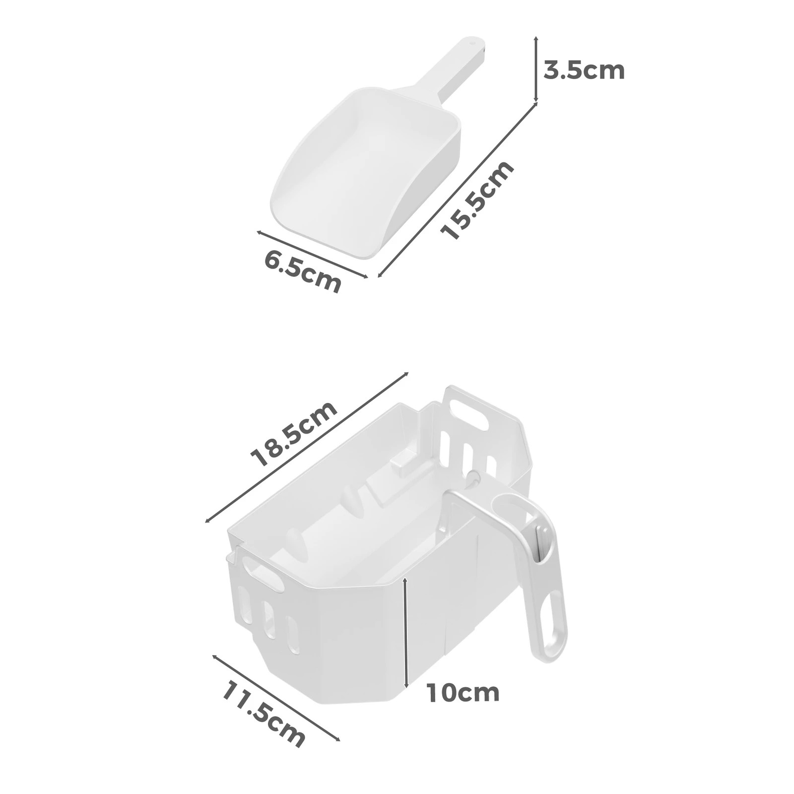 10 Alfordson Ice Maker Machine Portable Countertop 12kg With Handle - Silver, 10 of 10