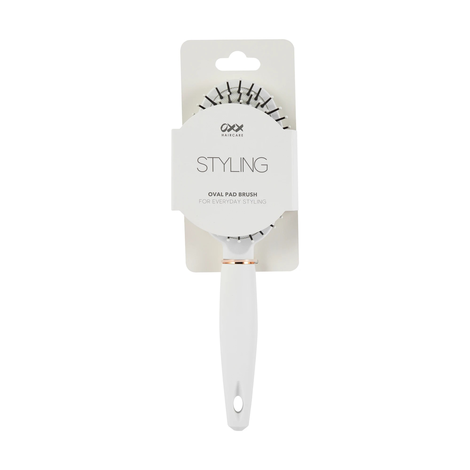 6 OXX Haircare Styling Oval Pad Brush - White, 6 of 7