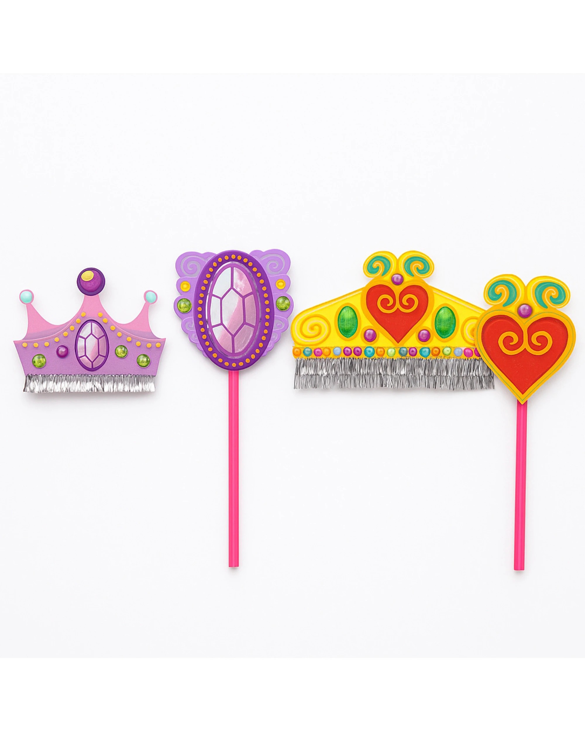 1 BR Costumes Crown and Wand Set for Dress-Up and Costumes - 2-Pack, 1 of 2