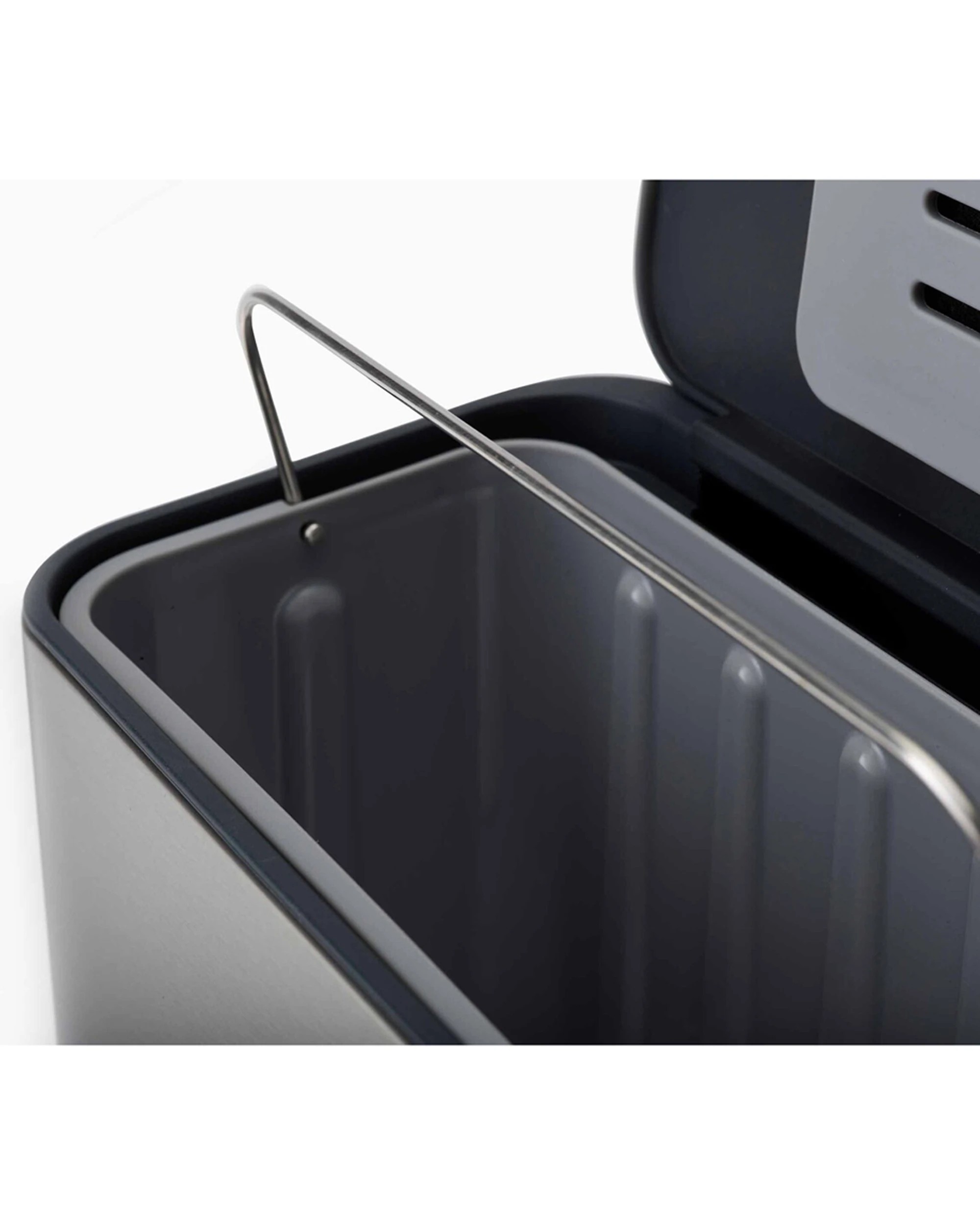 6 Joseph Joseph Collect 4L Food Waste Caddy Removable Bucket Ventilated Lid - Silver, 6 of 7
