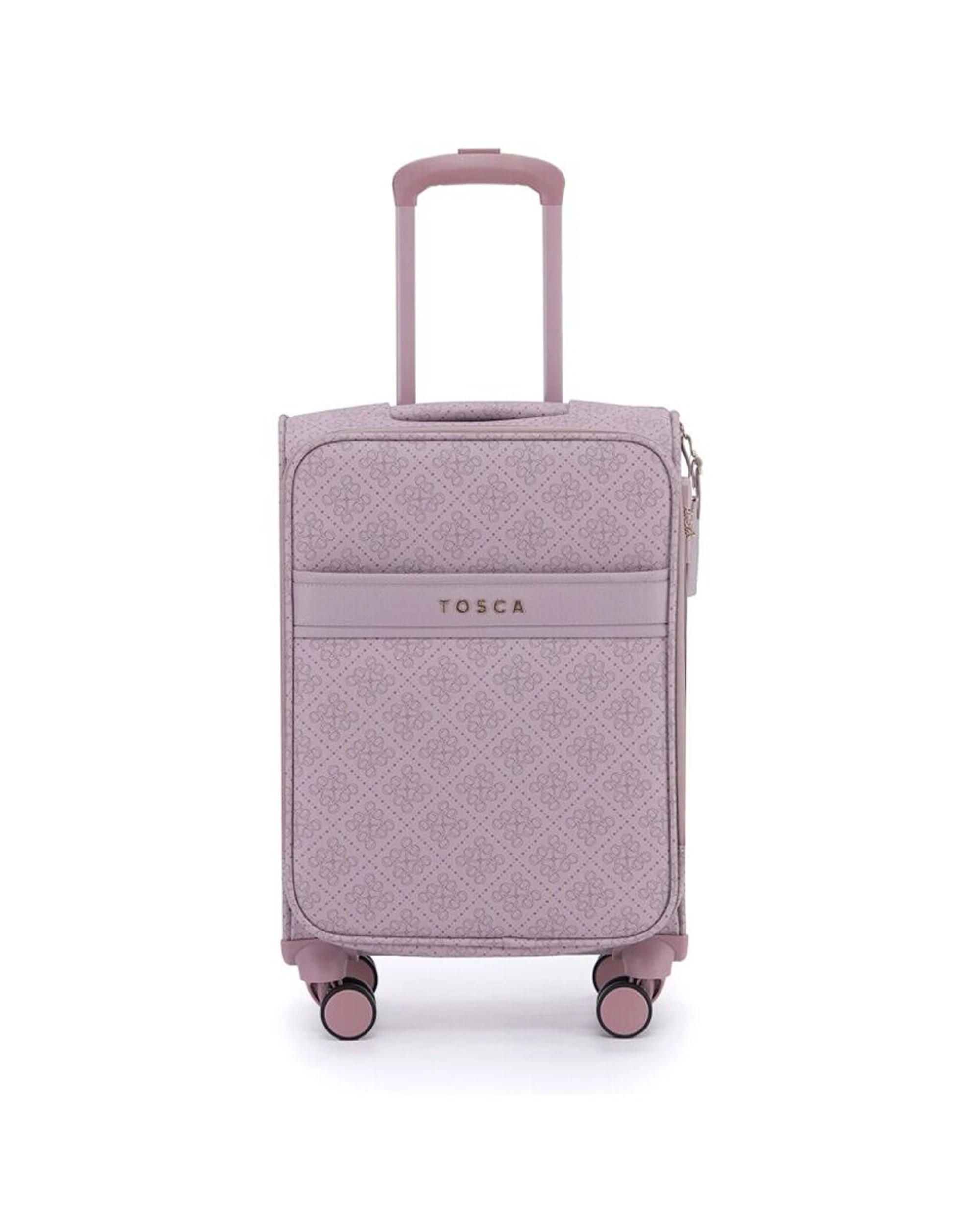 2 Tosca Travel Onboard/Carry-On Luggage Suitcase Expandable With Lock - Pink, 2 of 3