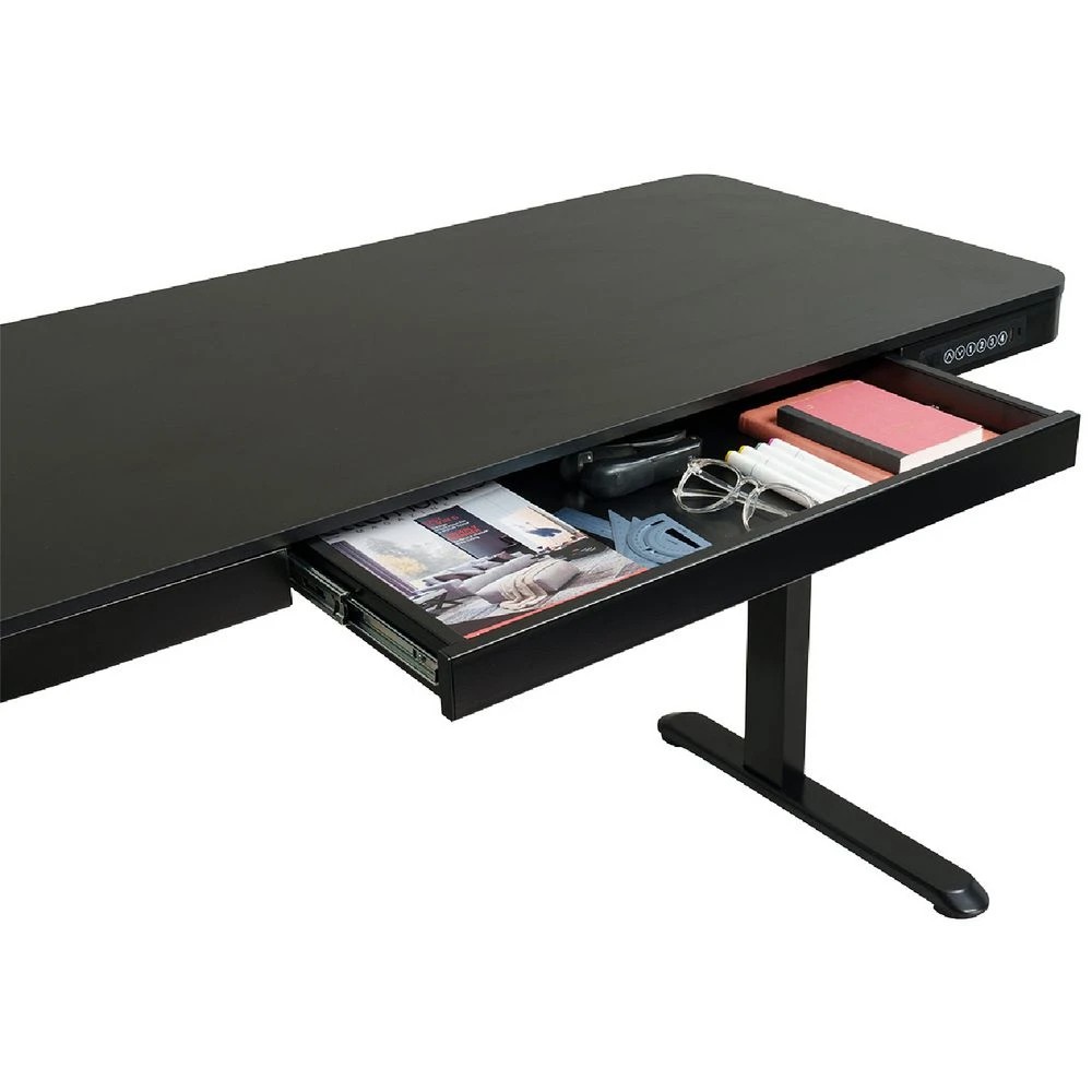 6 Newhaven Electric Sit Stand Desk with Drawer 1200mm Black Desks, Tables and Workstations, 6 of 10