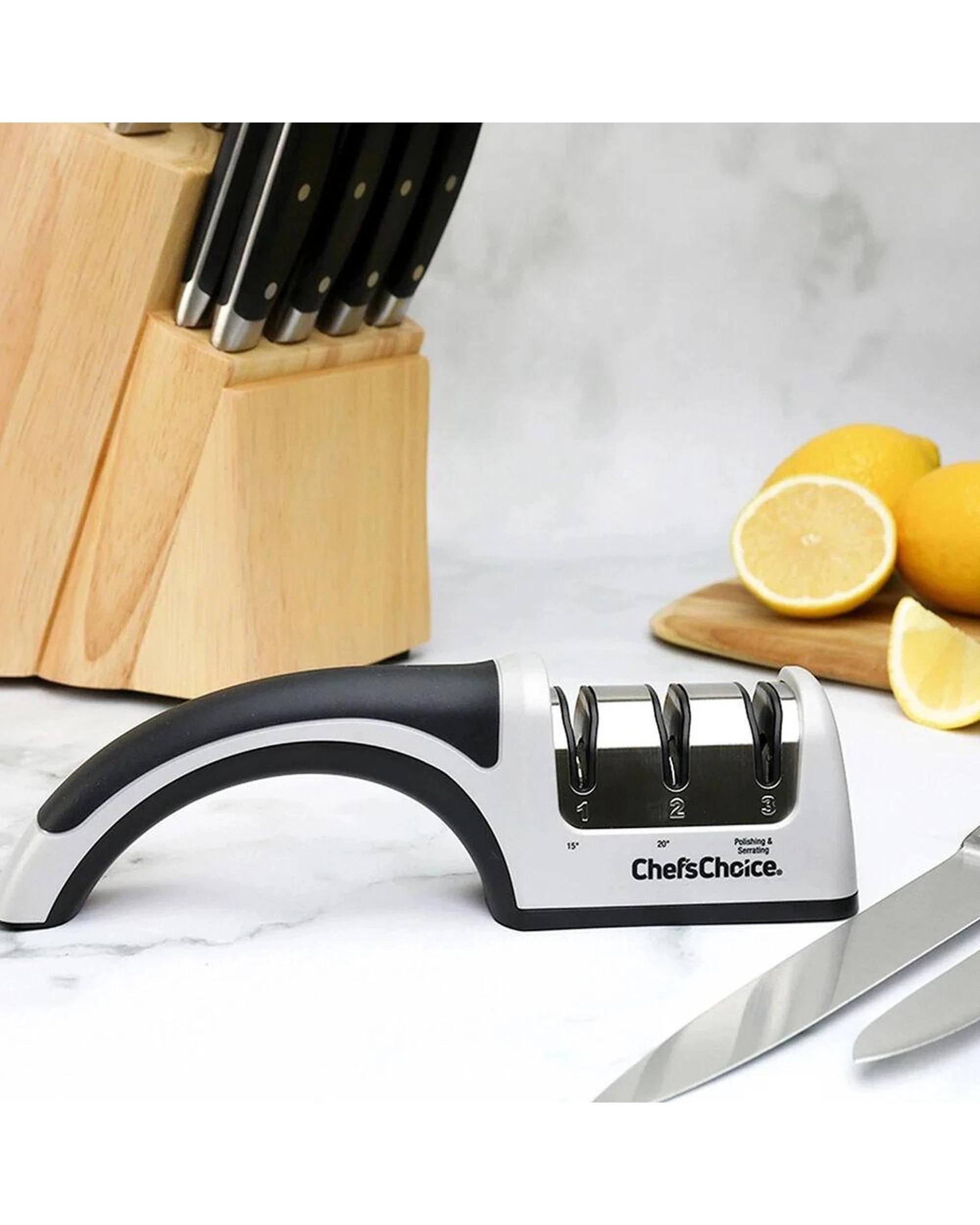 2 Chefs Choice Pronto Pro 3 Stage Diamond Manual Sharpener Model 4643, 2 of 4