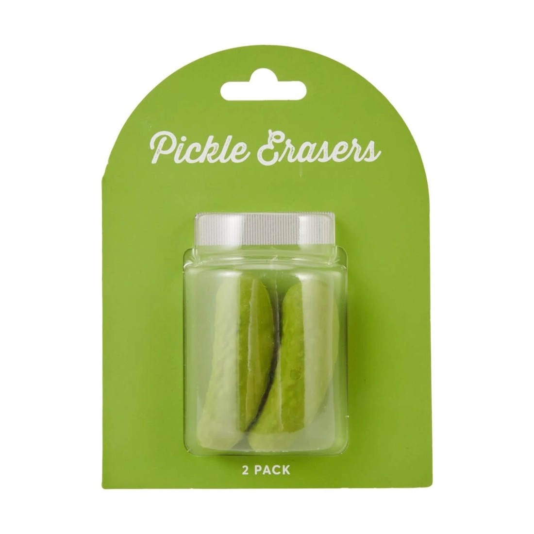 1 2 Pack Pickle Erasers, 1 of 5