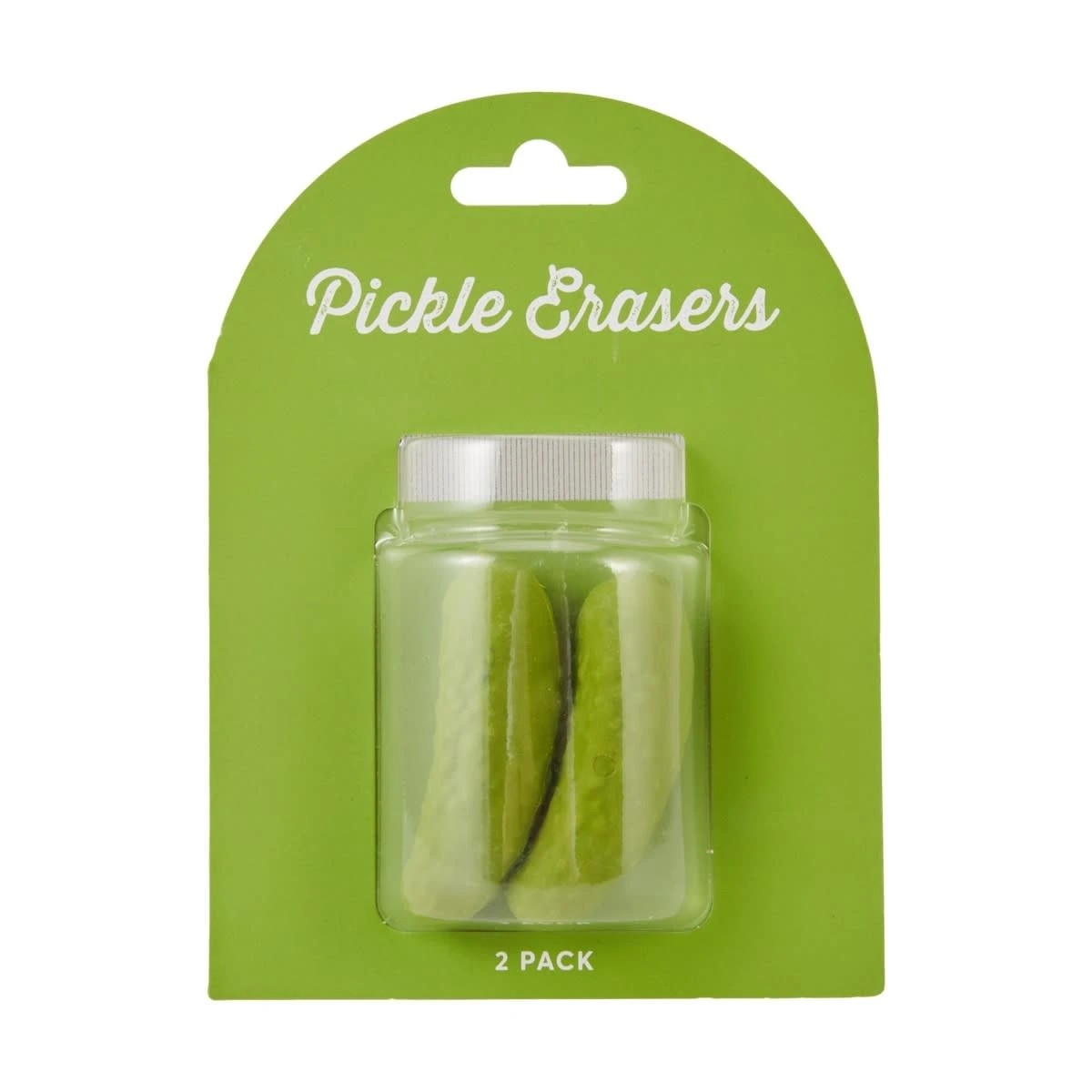 1 2 Pack Pickle Erasers, 1 of 6