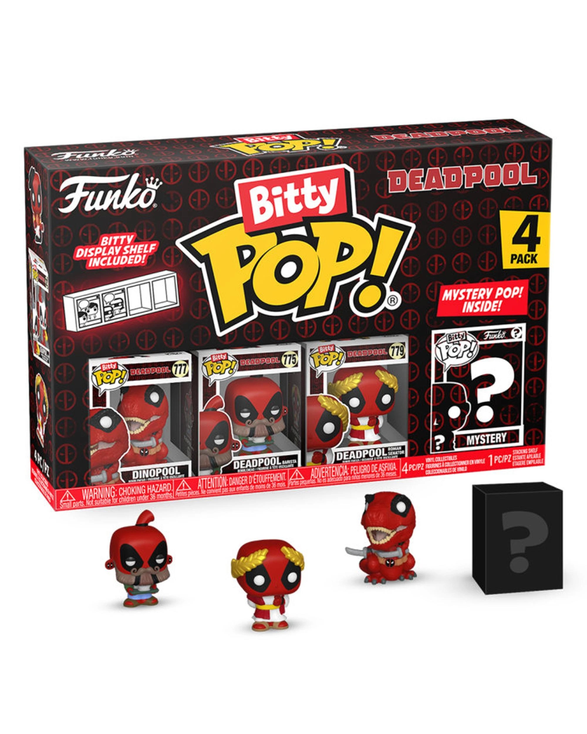 1 Deadpool Dinopool Bitty 4 Pack Funko POP! Vinyl, 1 of 1