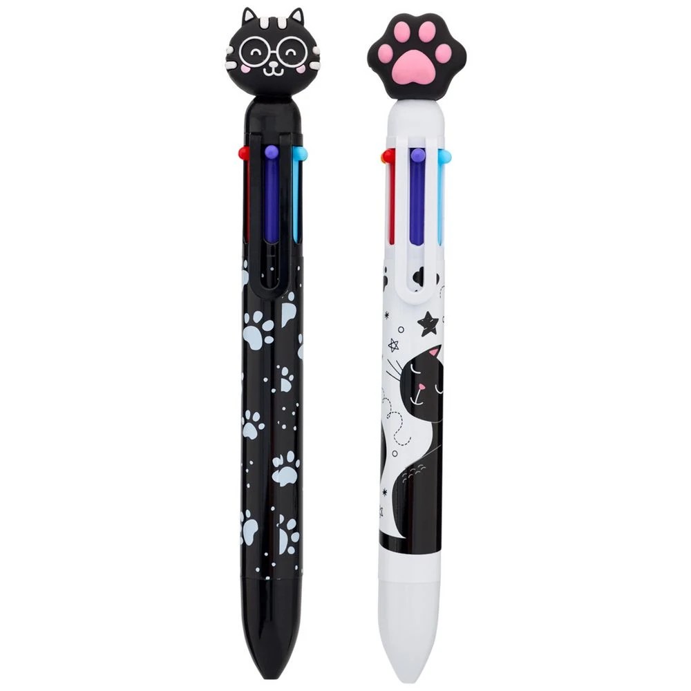 2 Studymate 6 Colour Ballpoint Pen with Charm 2 Pack, 2 of 3