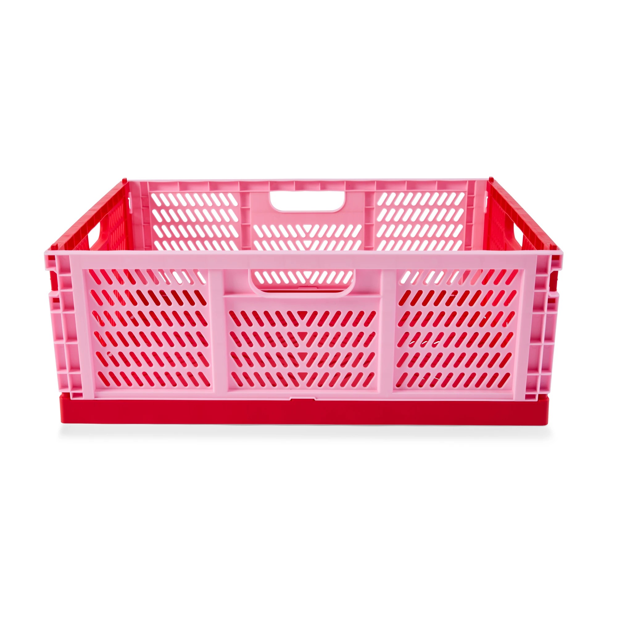 5 30L Collapsible Crate - Large, Red, 5 of 10