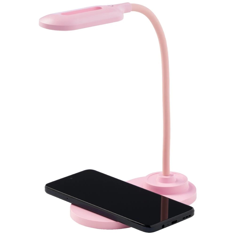 2 Studymate Wireless Charger with LED Lamp Pink, 2 of 4
