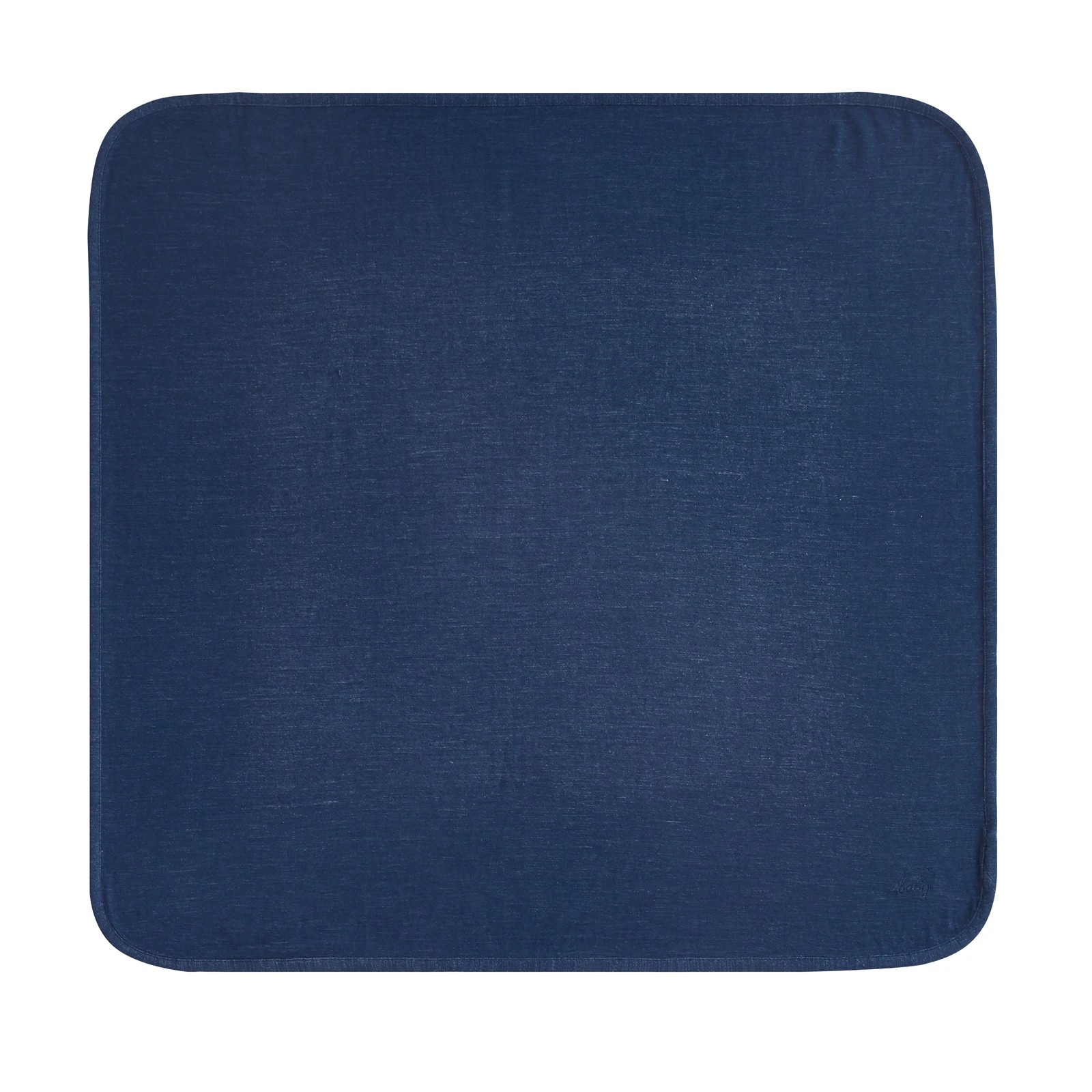 6 Merino Baby Australian Merino Wool Merino Blanket-Navy Marle, 6 of 7