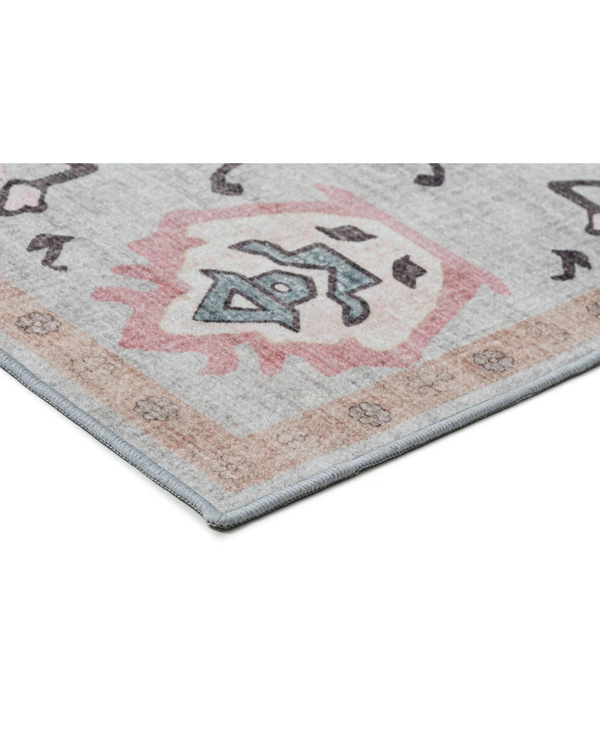4 Loopsie Milolii Multi-Colour Washable Rug-400cm x 300cm - Grey, 4 of 8