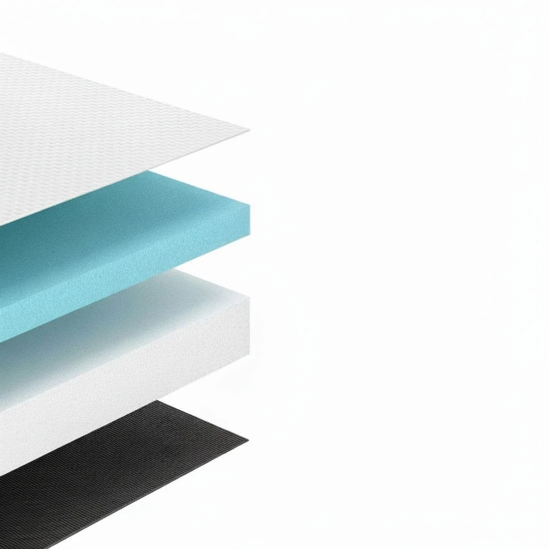 2 Giselle Baby Cot Mattress Gel Foam 13cm - Single Bed - White, 2 of 4