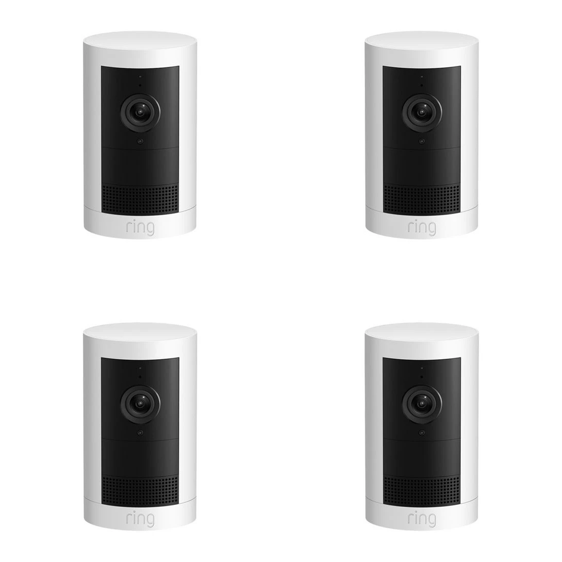 1 Ring Outdoor Camera Plus White 4 Pack, 1 of 6