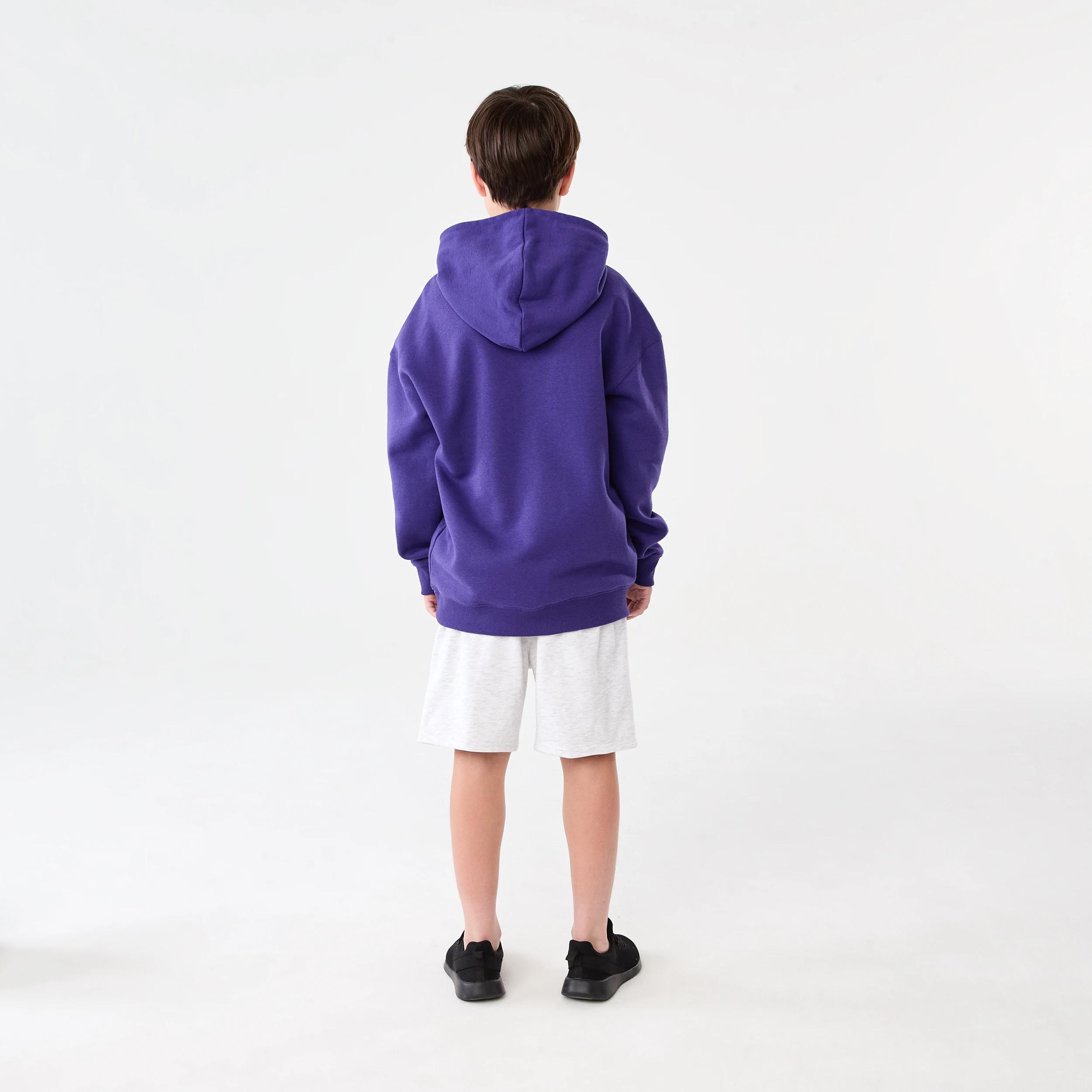 8 Official NBA Kids Fleece Shorts WHITE MARLE LAKERS TERRY SHORT, 8 of 8