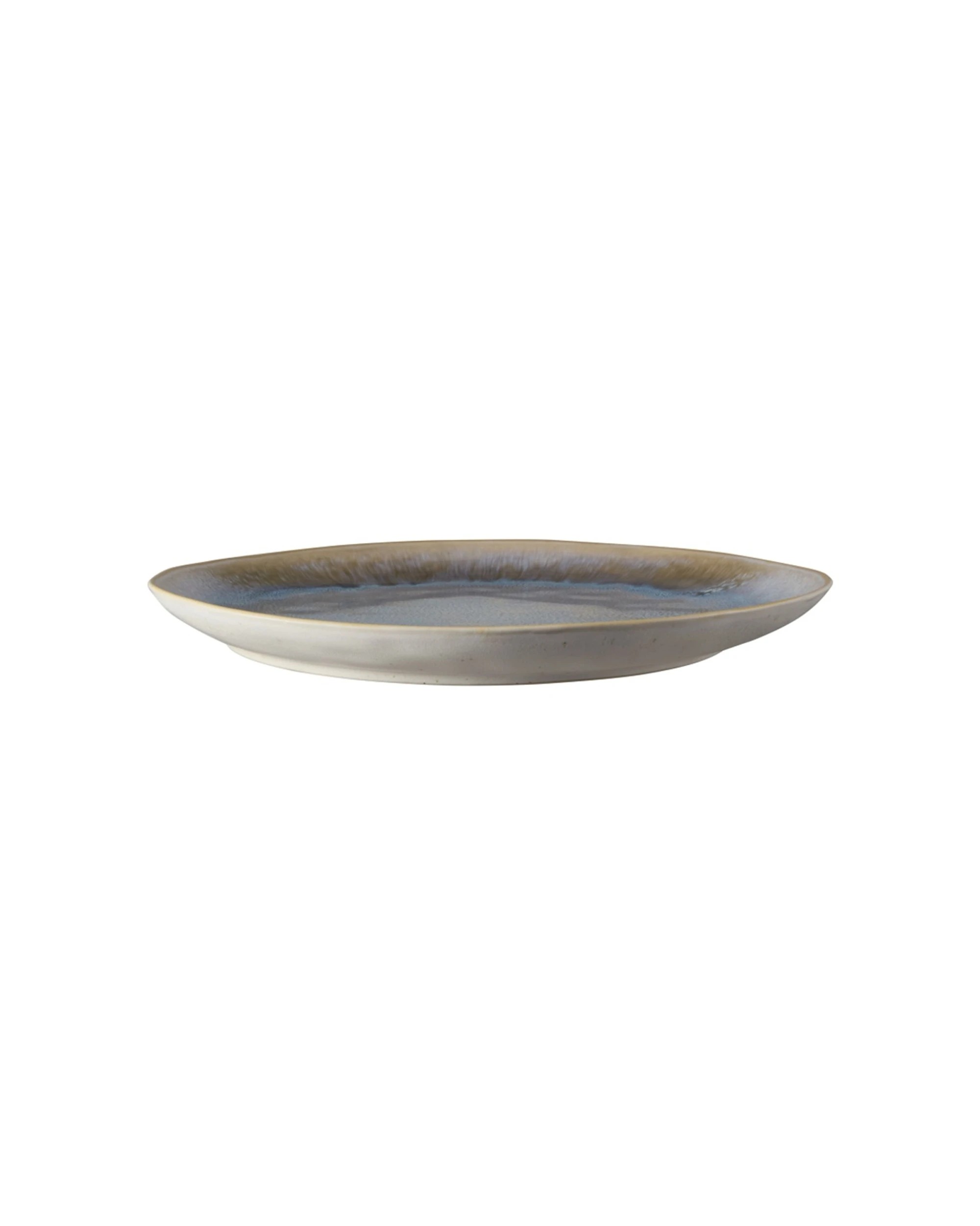 3 Maxwell & Williams Durable Stoneware Reactive Glaze Lunara Round Platter 33cm - Multi, 3 of 3