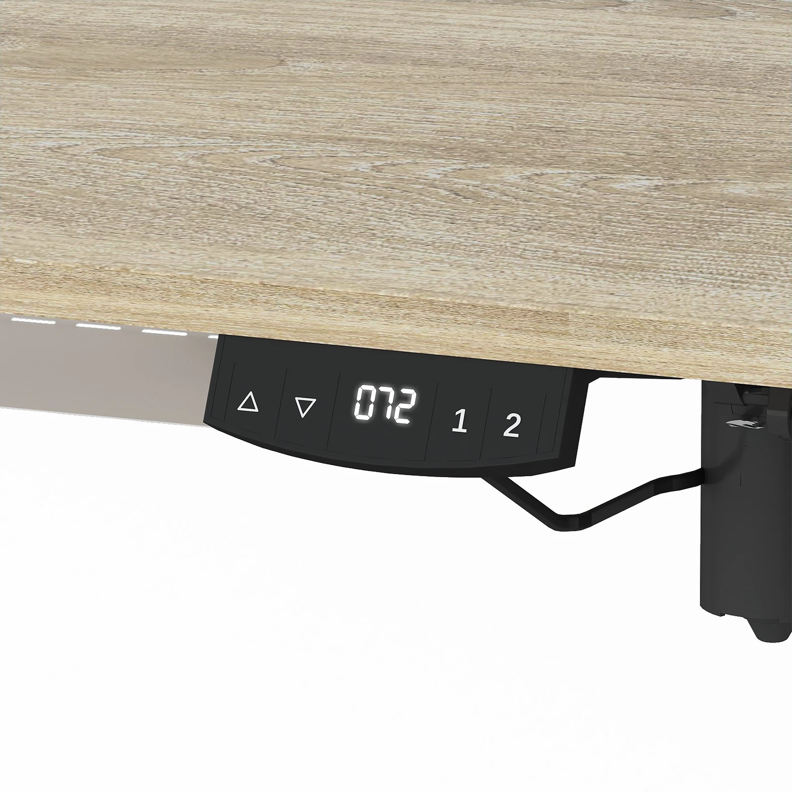 4 Advwin Electric Standing Desk Height Adjustable 100 X 55 Cm
 - Brown, 4 of 10