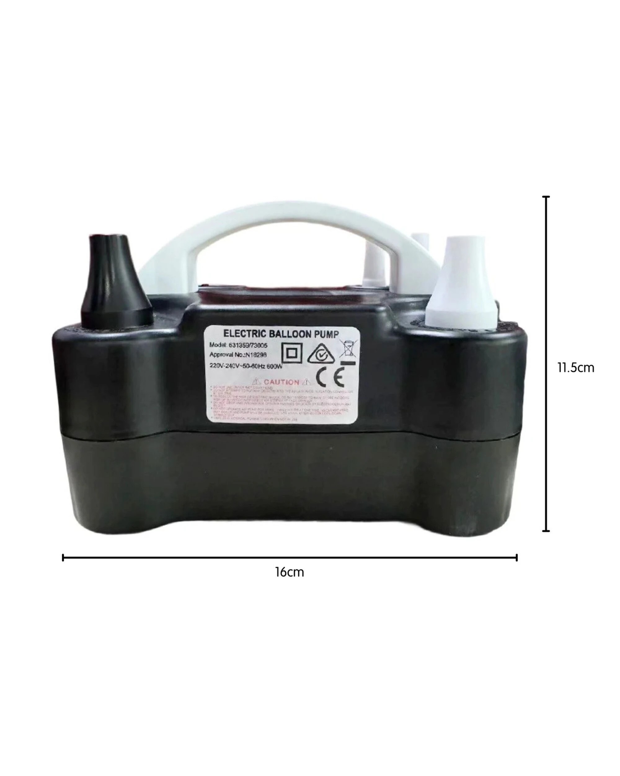 4 Party Maker Electric Balloon Pump - Black, 4 of 5