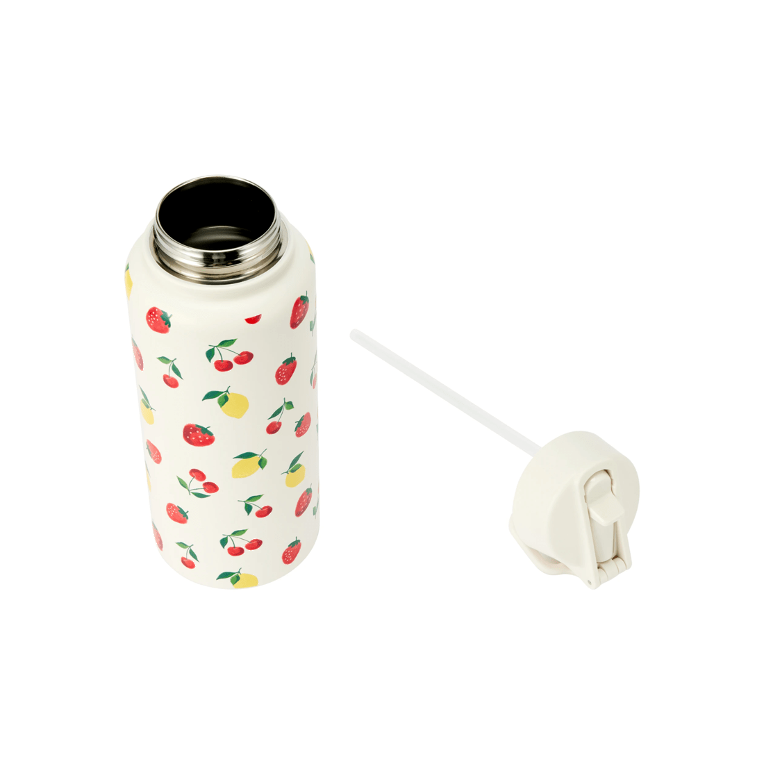 4 960ml Double Wall Insulated Cylinder Drink Bottle - Fruits, 4 of 6