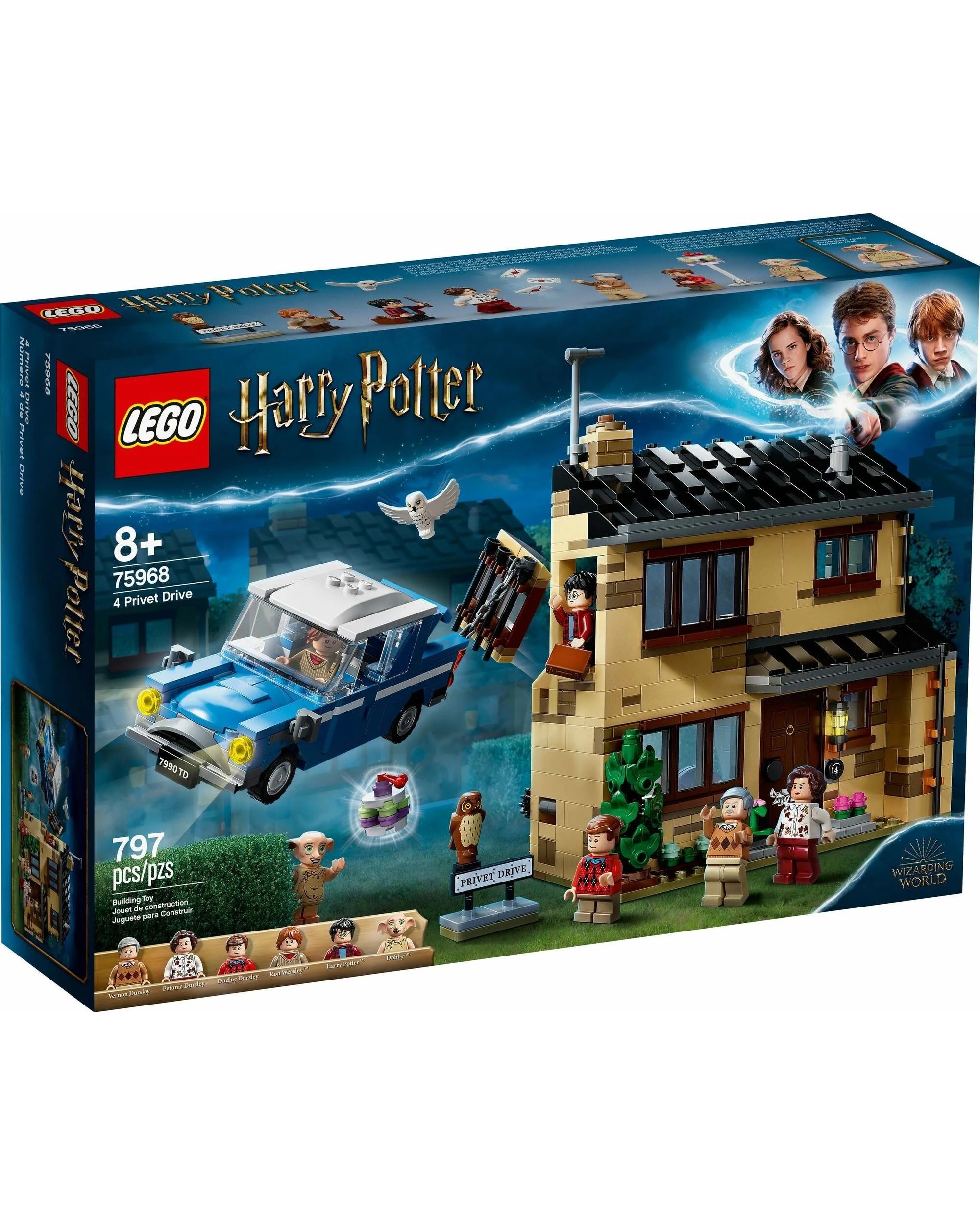 1 LEGO 75968 Harry Potter 4 Privet Drive House Ford Anglia Dobby Dursley Family, 1 of 5