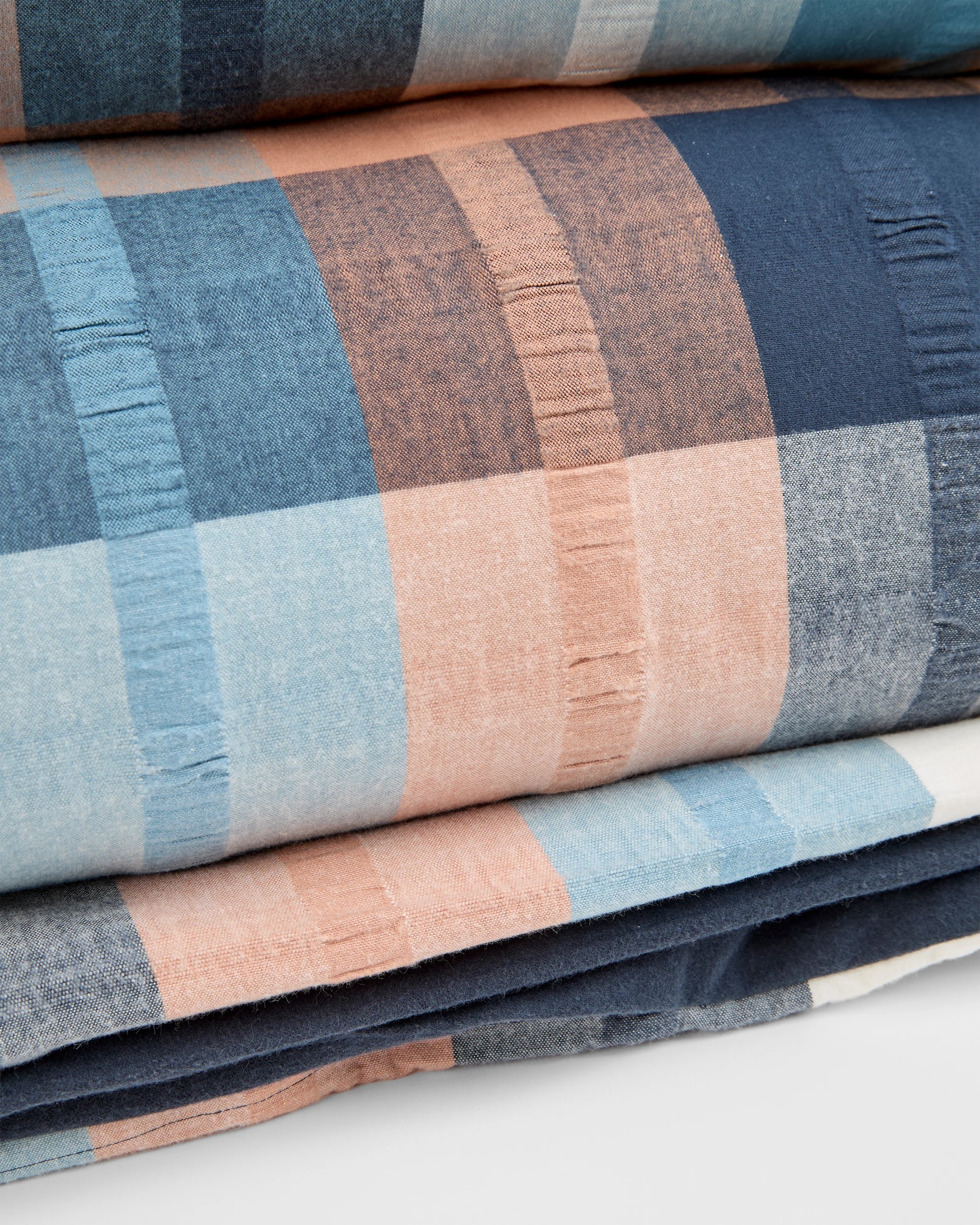 7 Target Elijah Flannelette Quilt Cover Set - King Bed - Blue, 7 of 10