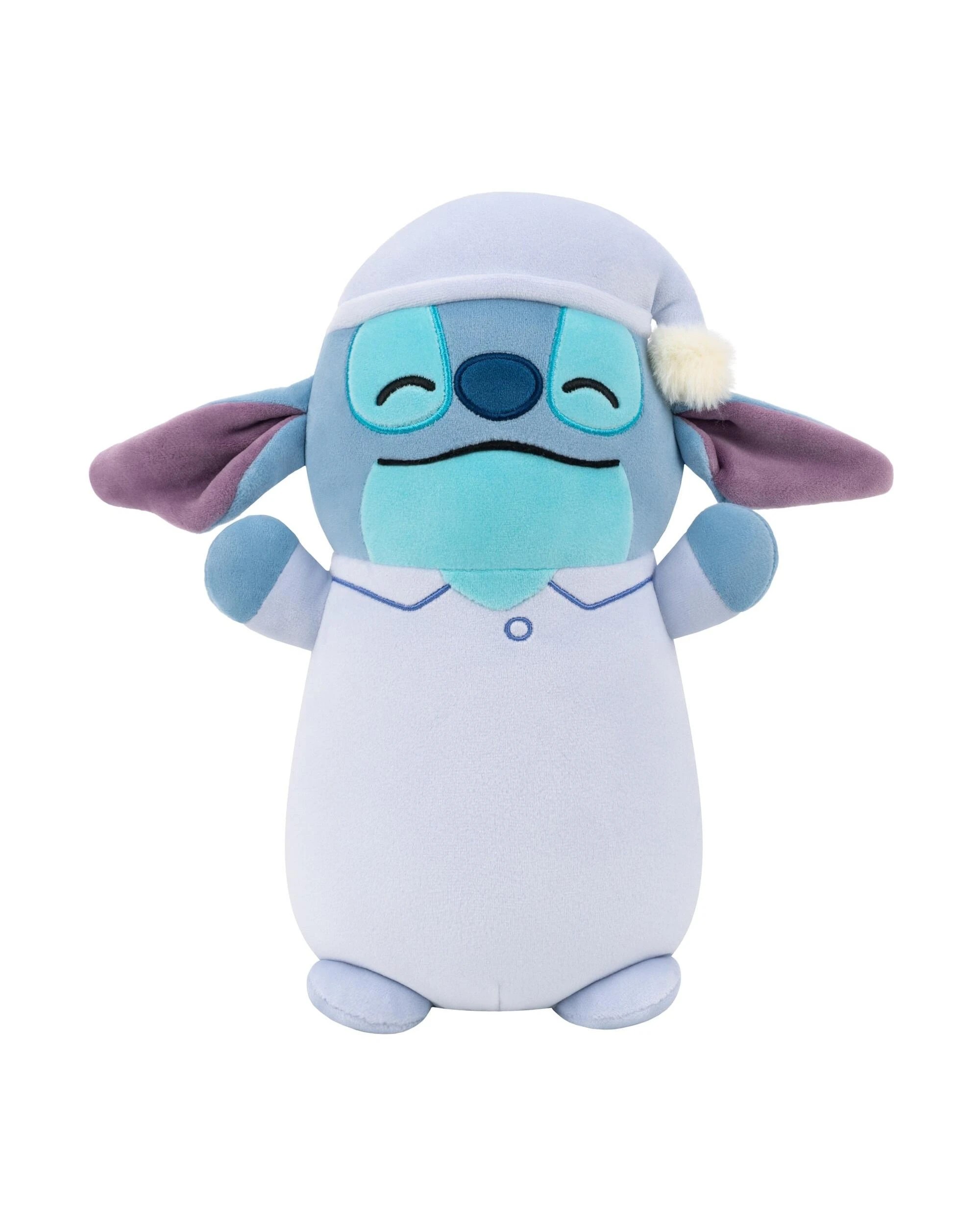 2 Squishmallows HugMees Disney Stitch Bedtime Stitch 10 inch Plush, 2 of 6