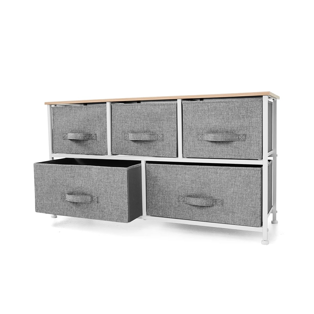 2 5 Drawer Chest - Grey, 2 of 10
