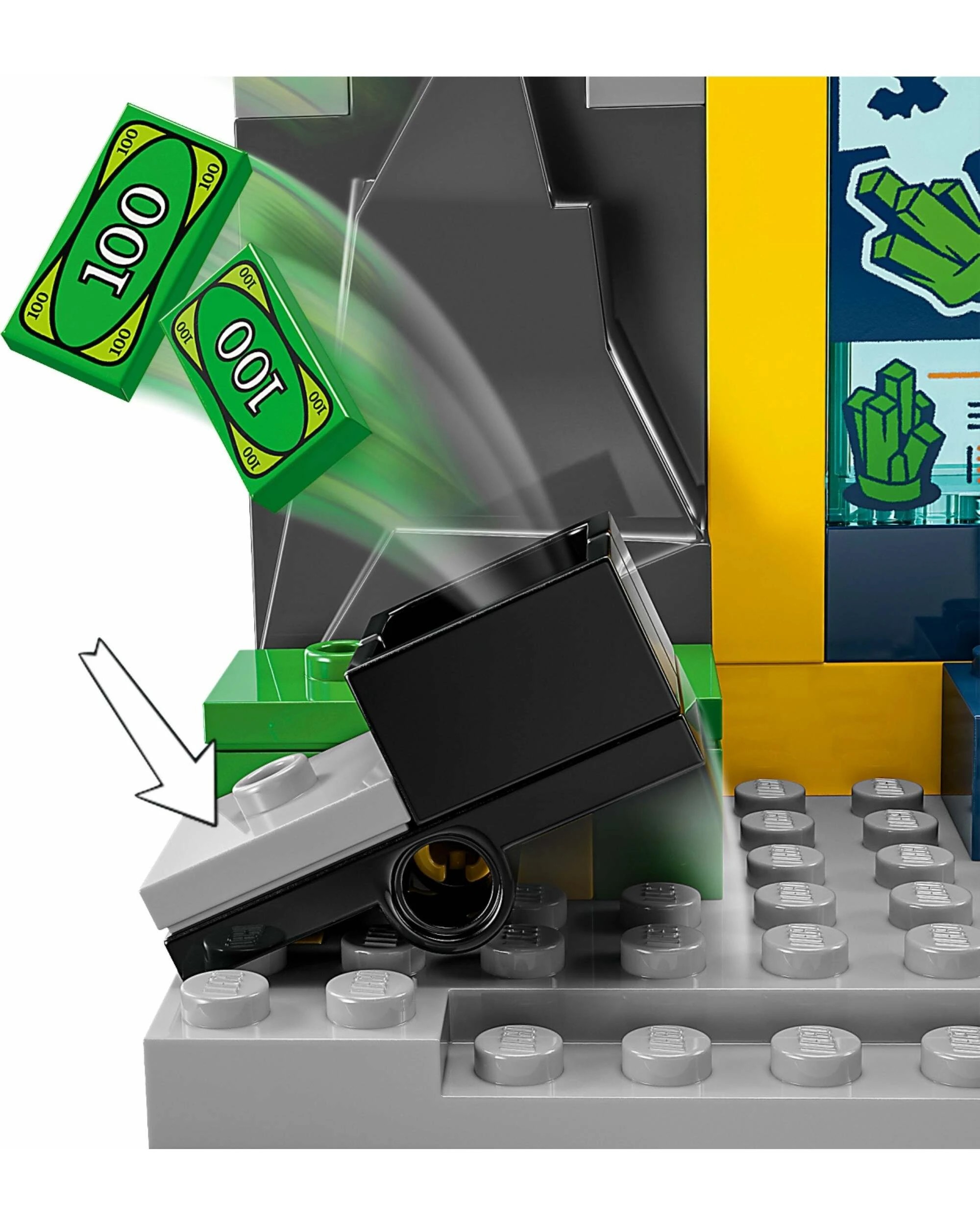 2 LEGO DC Batman 76272 The Batcave with Batman, Batgirl and The Joker, 2 of 3