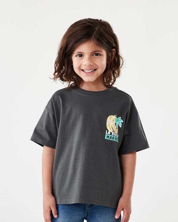 Short Sleeve Oversized Print T-shirt