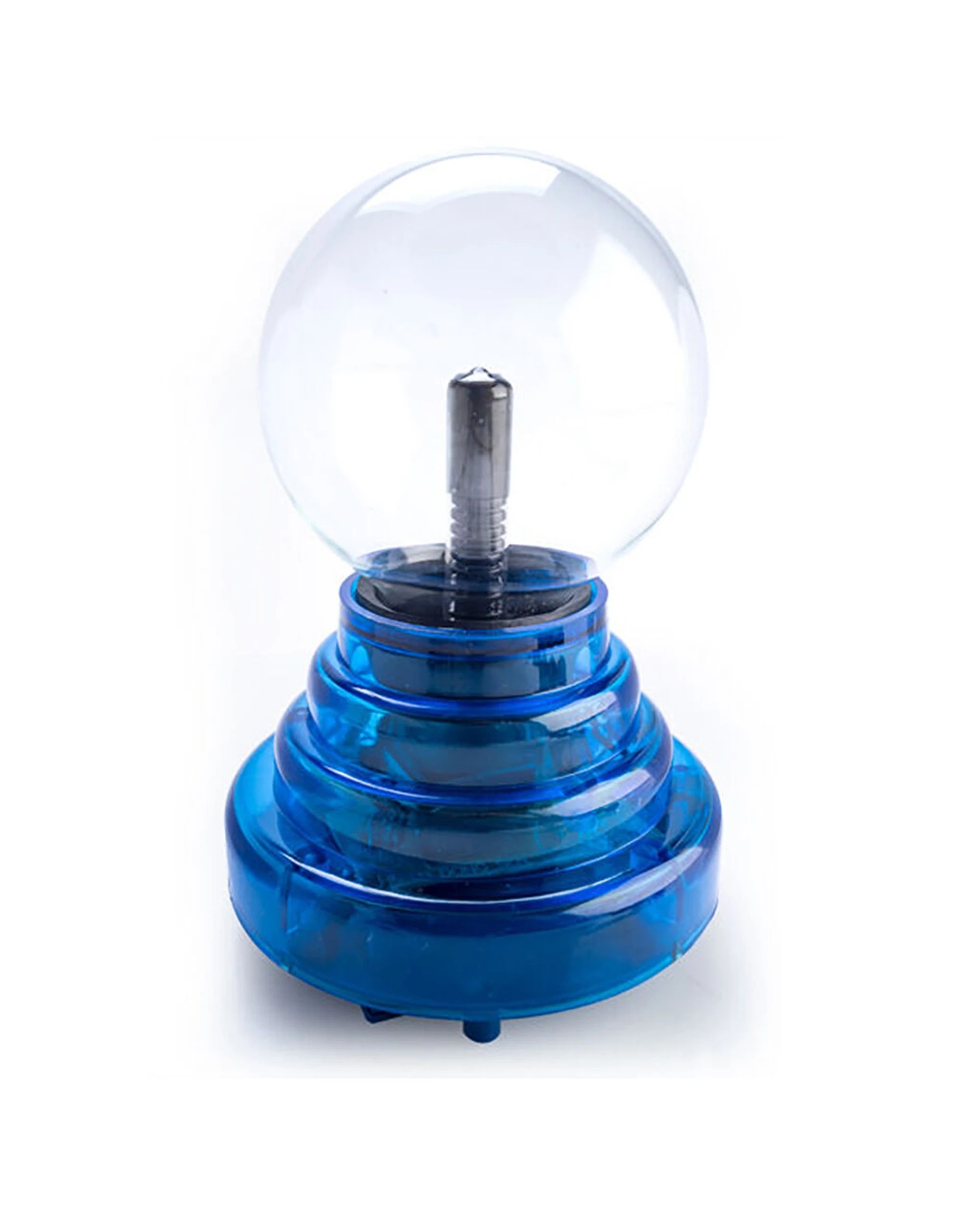 1 MDI Aus Plasma Ball Touch Lamp Home Office Desk Night Light Decor 3in Base - Blue, 1 of 5